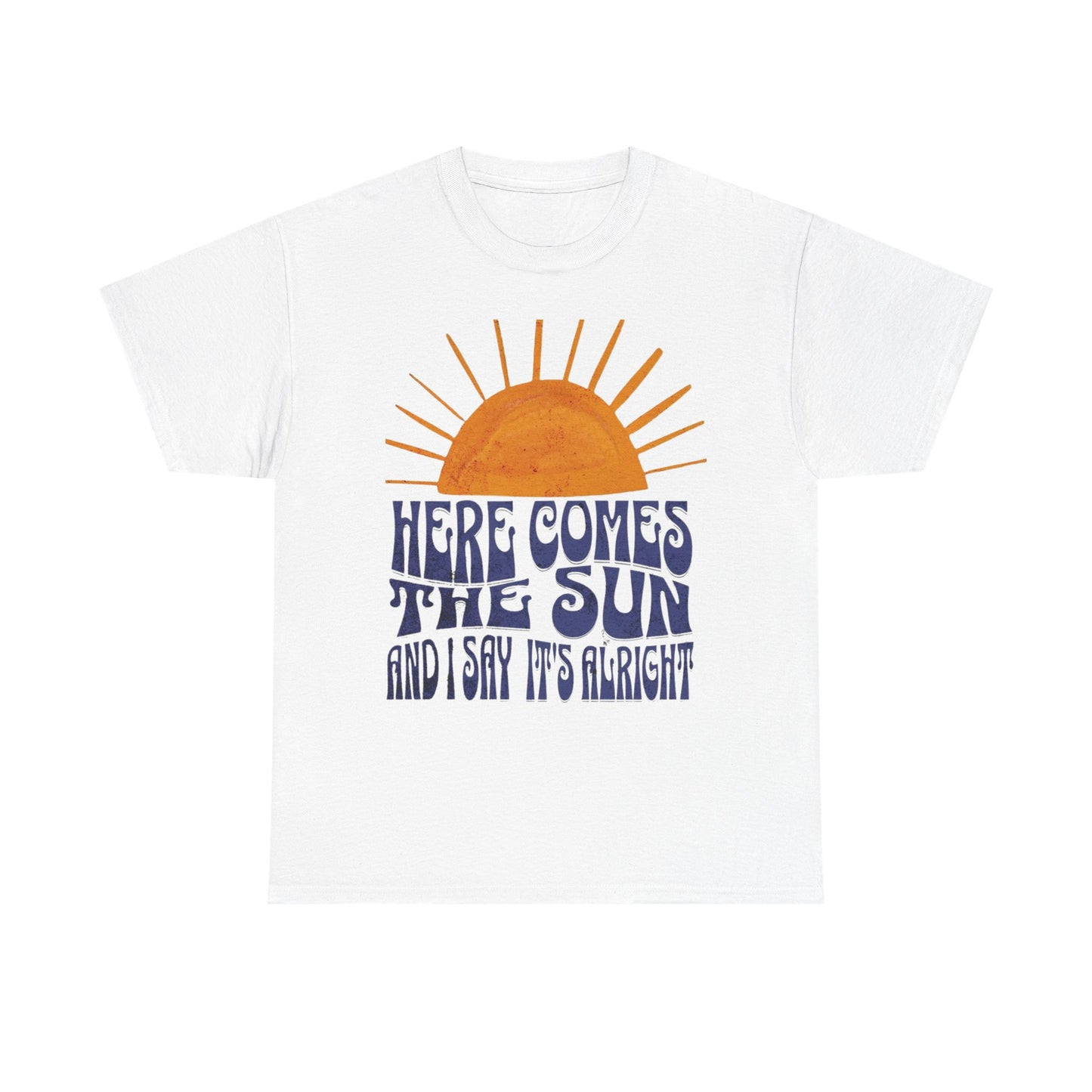 Lyrics 'Here Comes the Sun' Graphic T-Shirt