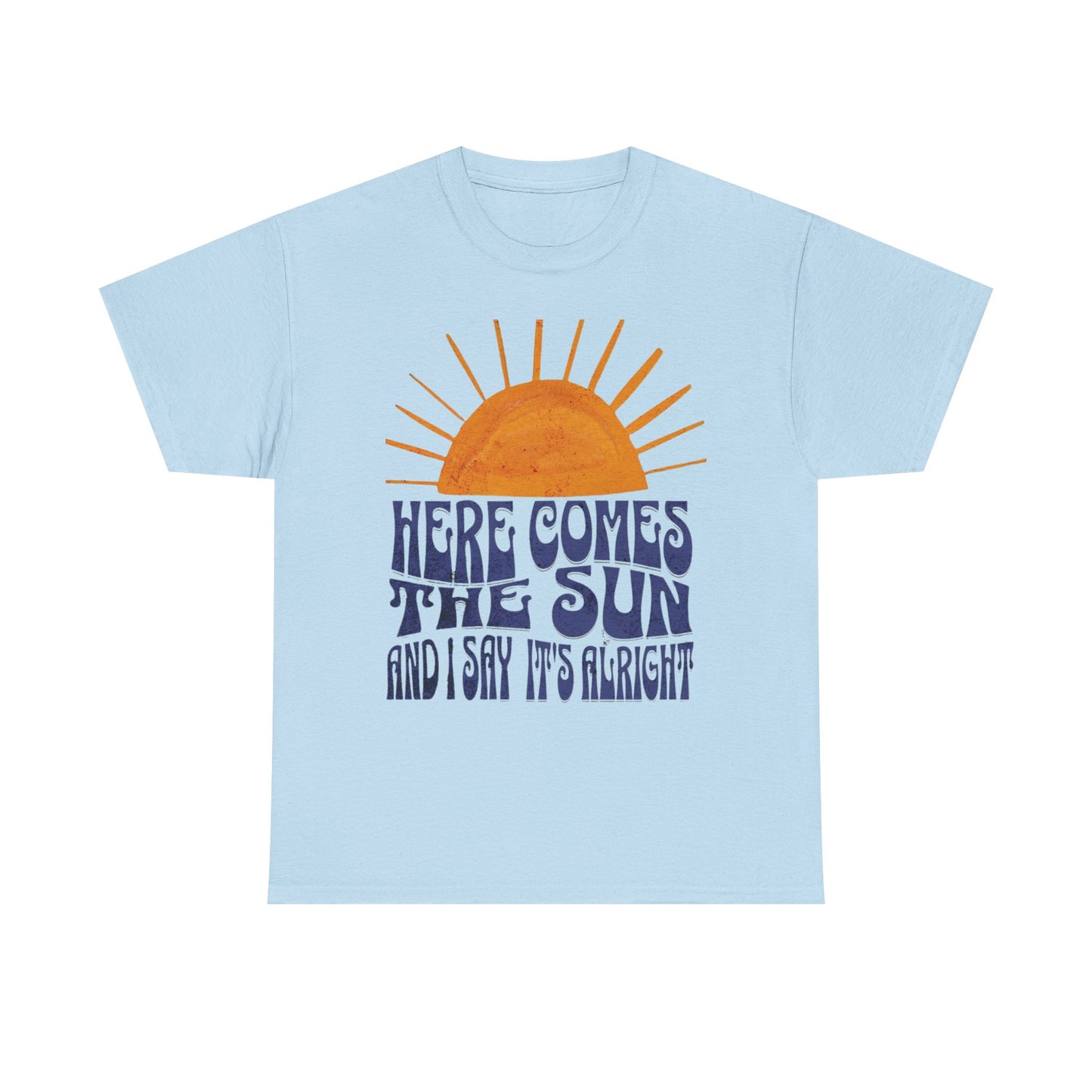 Lyrics 'Here Comes the Sun' Graphic T-Shirt