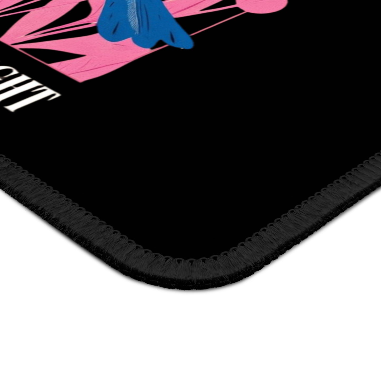 Gaming Mouse Pad — LYRICS She Rules Her Life | Blue Bird in Flight Desk Mat New