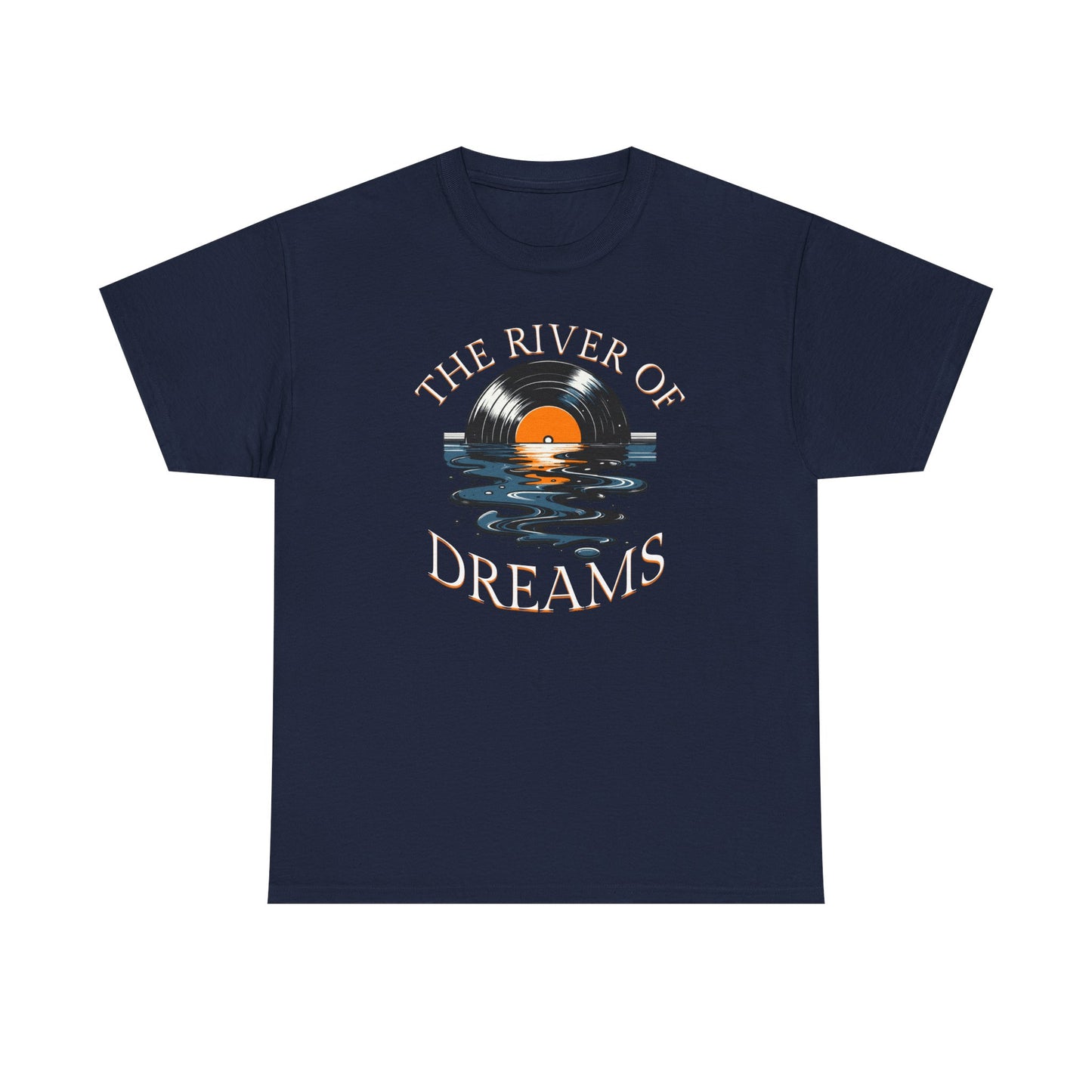 Unisex Heavy Cotton Lyrics Tee River of Dreams- New 2025