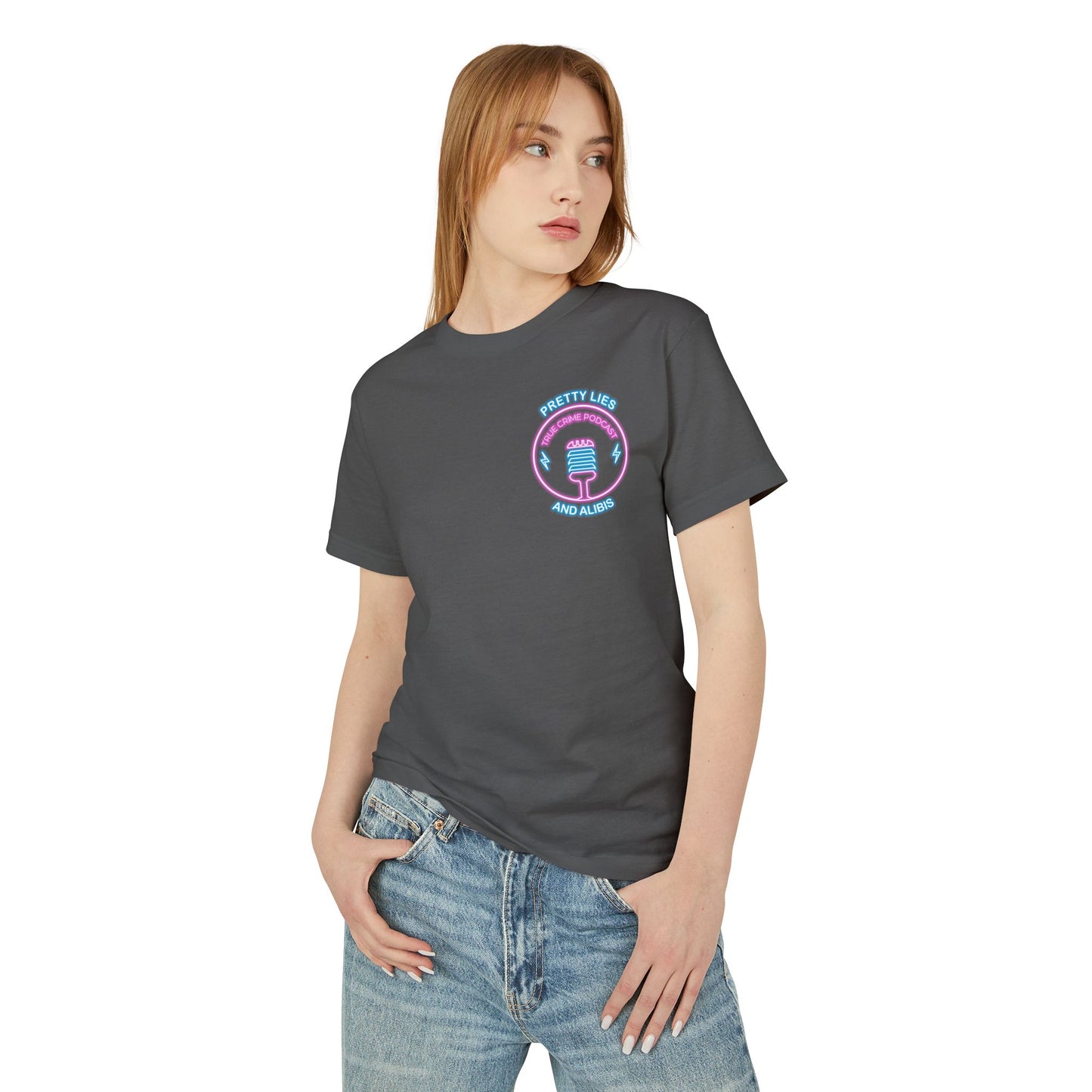 Retro Casino Poker Tee — "Stack Chips Not Charges" Crime Con' 26