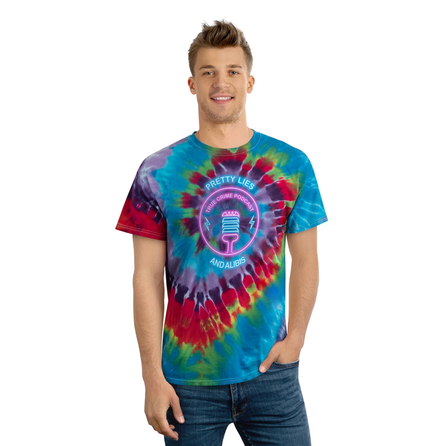 Logo Tie-Dye Tee, Spiral