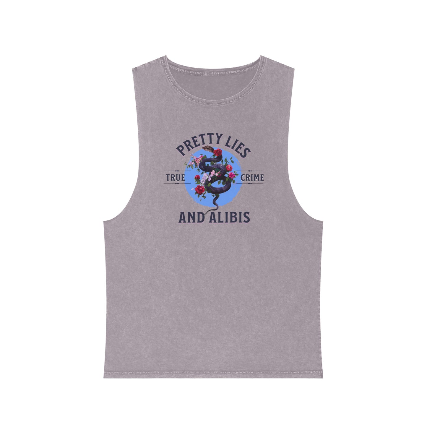 Pretty Lies Unisex Stonewash Tank Top