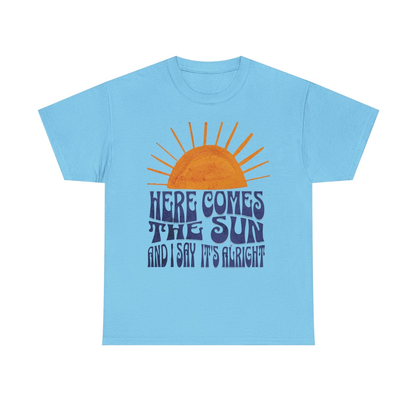 Lyrics 'Here Comes the Sun' Graphic T-Shirt
