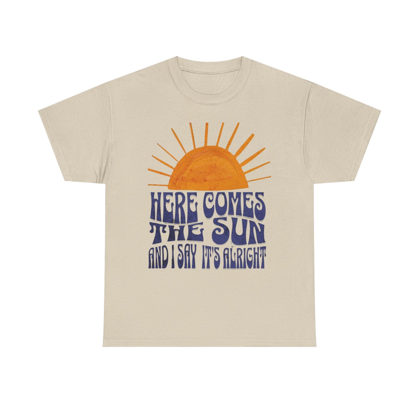 Lyrics 'Here Comes the Sun' Graphic T-Shirt