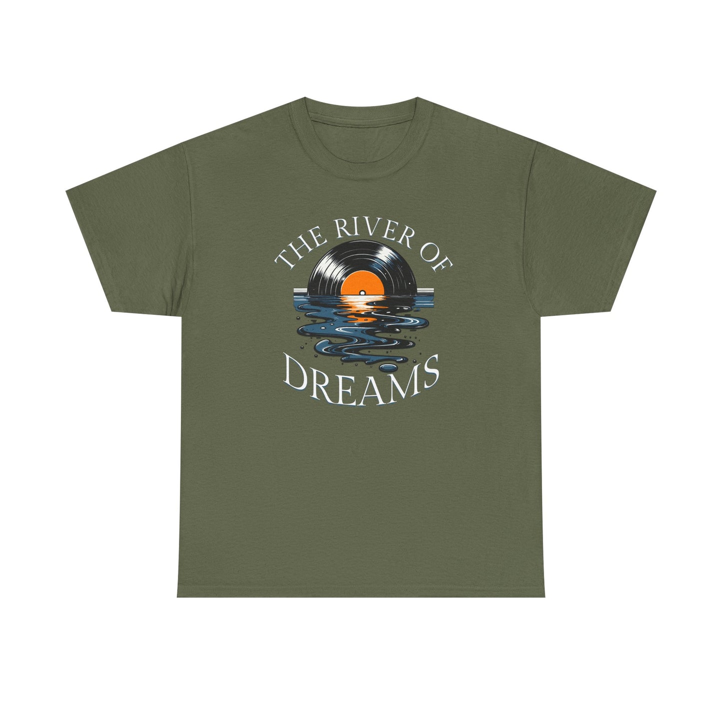 Unisex Heavy Cotton Lyrics Tee River of Dreams- New 2025
