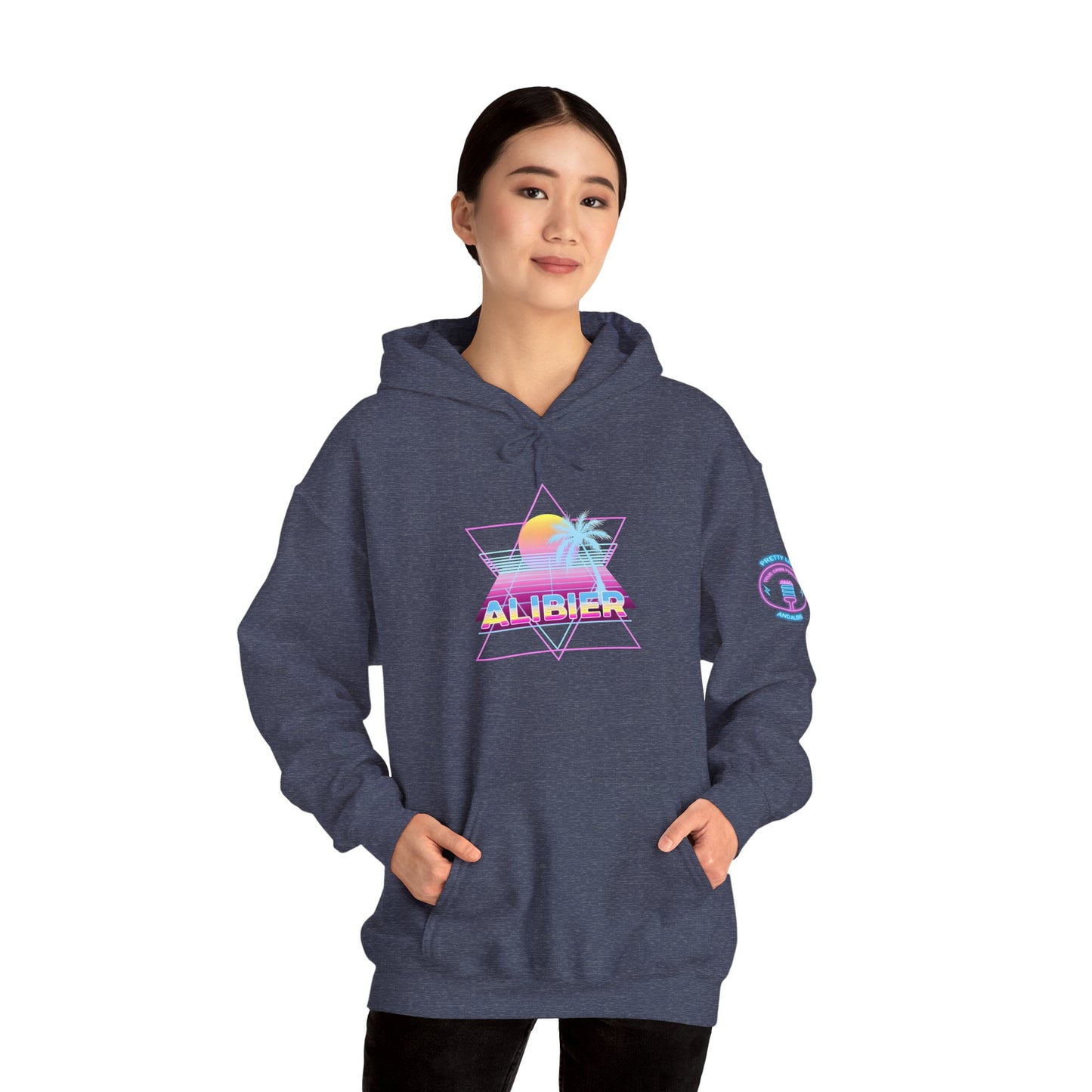 NEW! Vibrant Retro Hoodie - Unisex Heavy Blend™ Sweatshirt with Retro Design