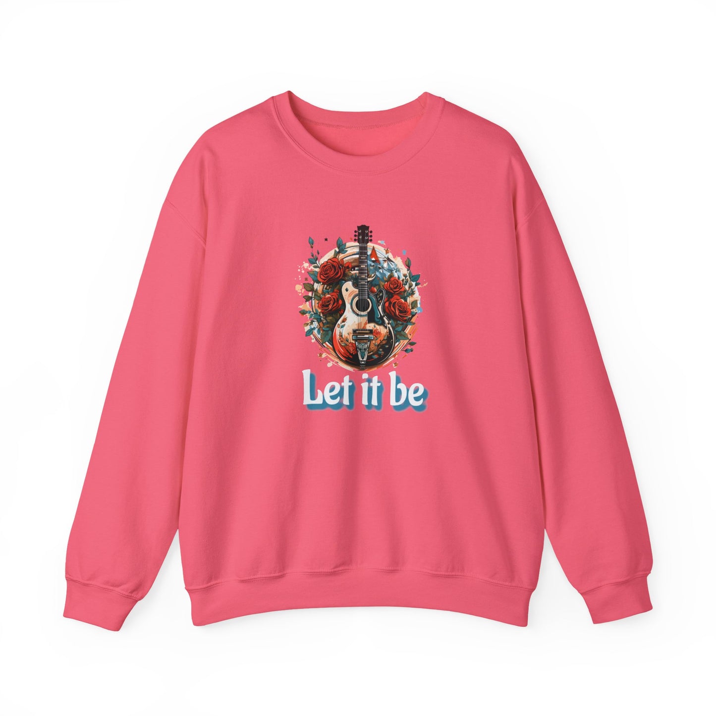 NEW! Lyrics Let It Be Music Crewneck Sweatshirt