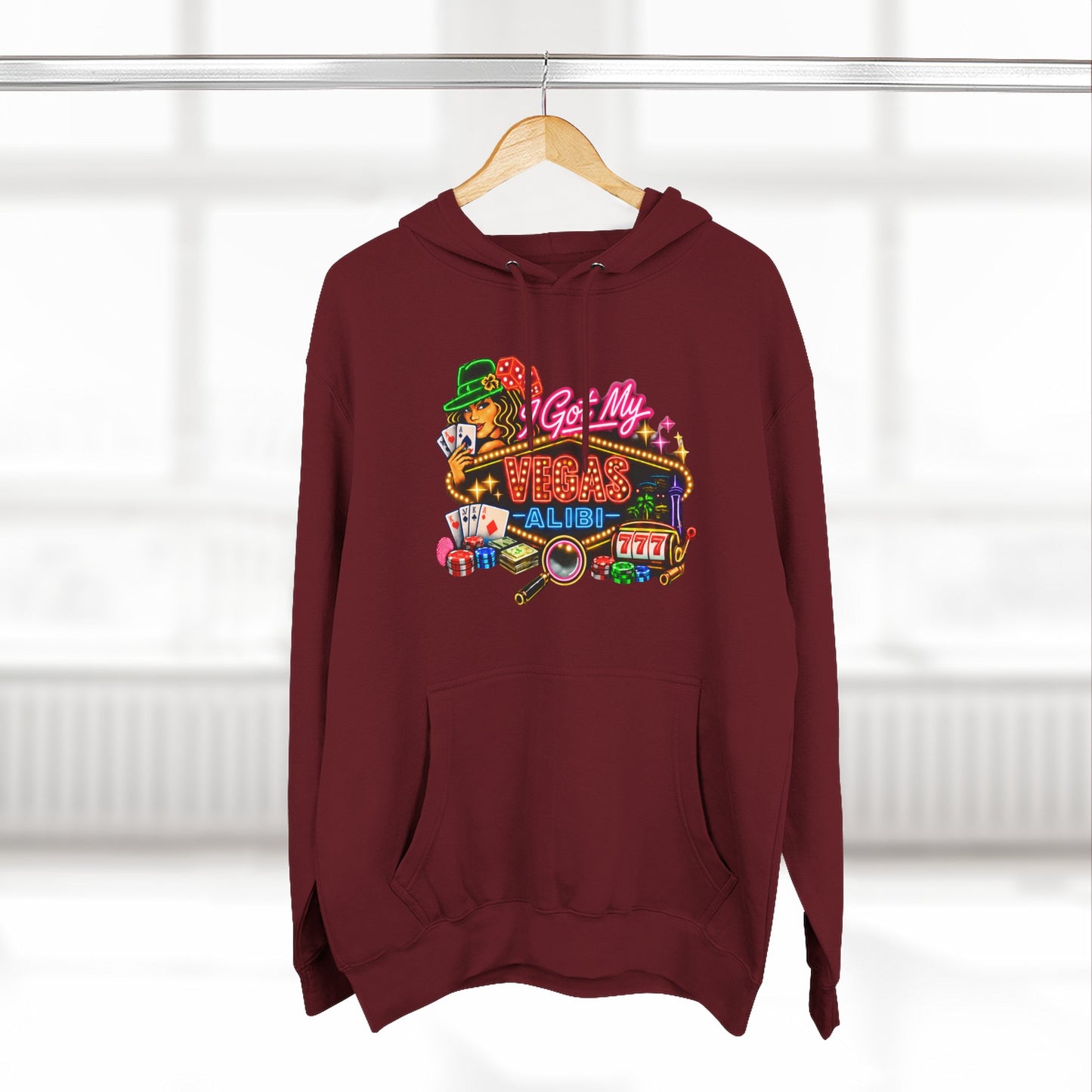 Hoodie — 'I Got My Vegas Alibi' (No Logo)