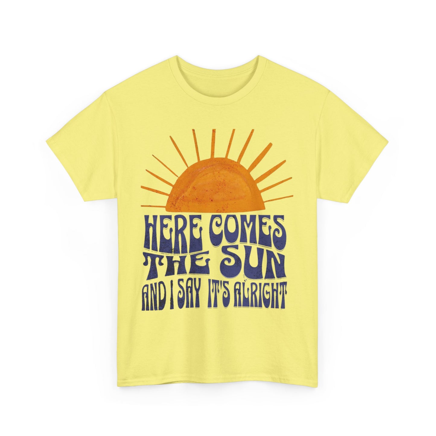 Lyrics 'Here Comes the Sun' Graphic T-Shirt