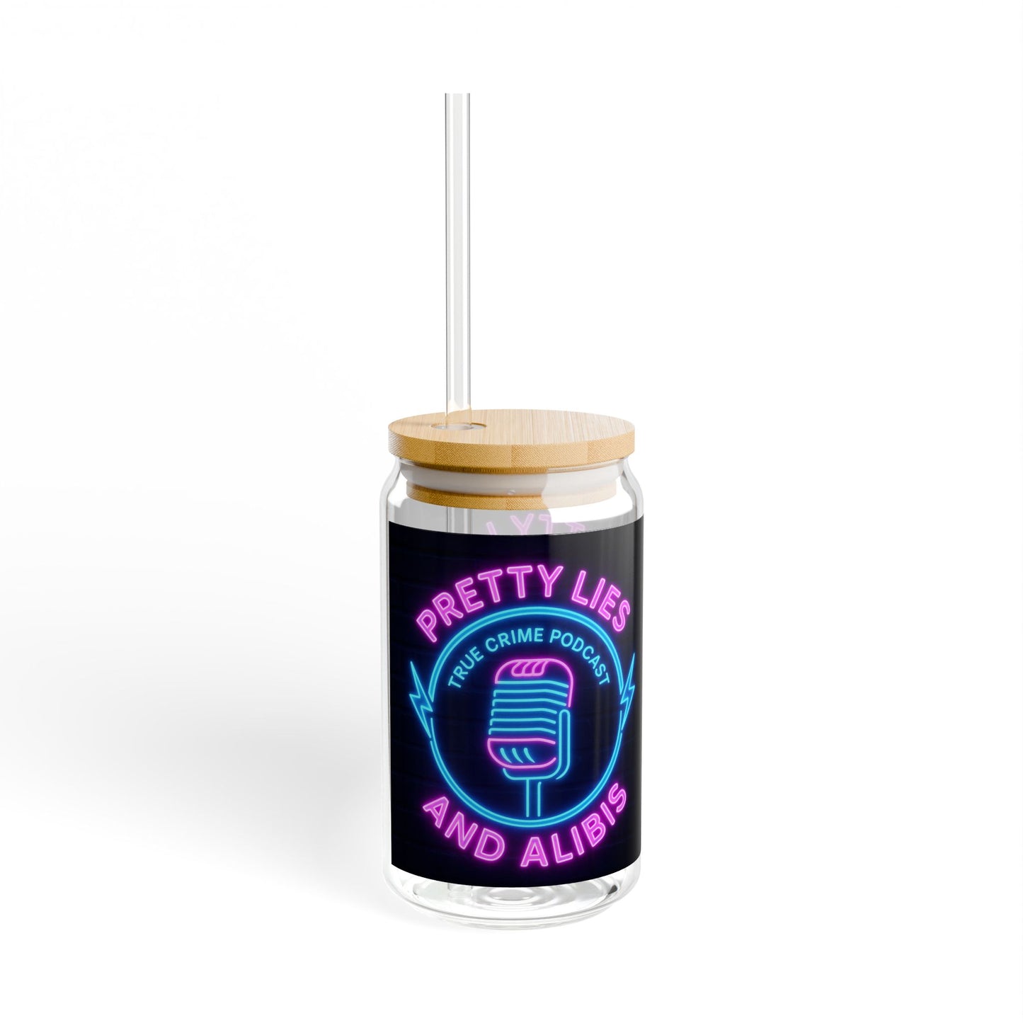Pretty Lies and Alibis Sipper Glass, 16oz - New 2025