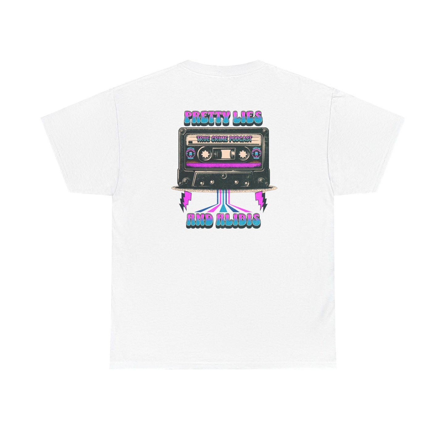 Retro Pretty Lies And Alibis Cassette Tape Shirt - NEW 2025