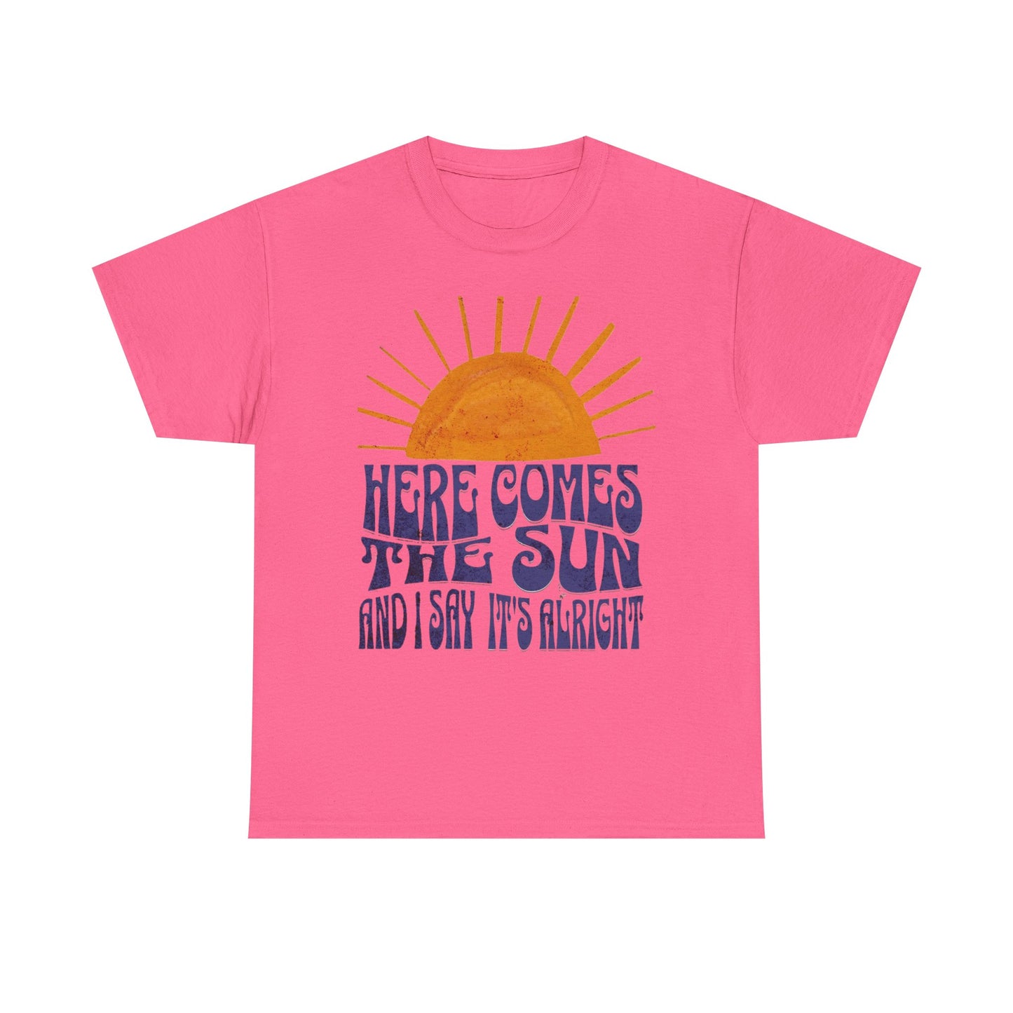 Lyrics 'Here Comes the Sun' Graphic T-Shirt