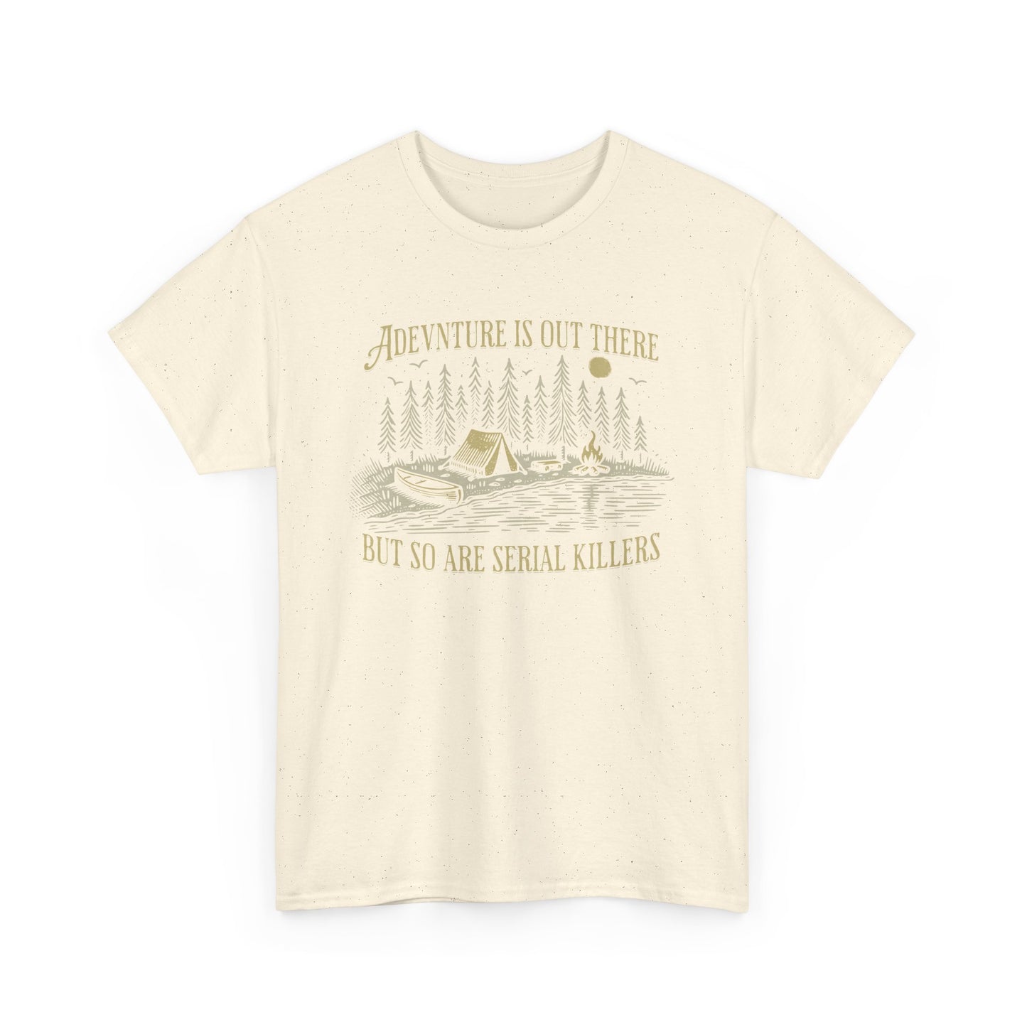 New! Adventure Is Out There Unisex Heavy Cotton Tee