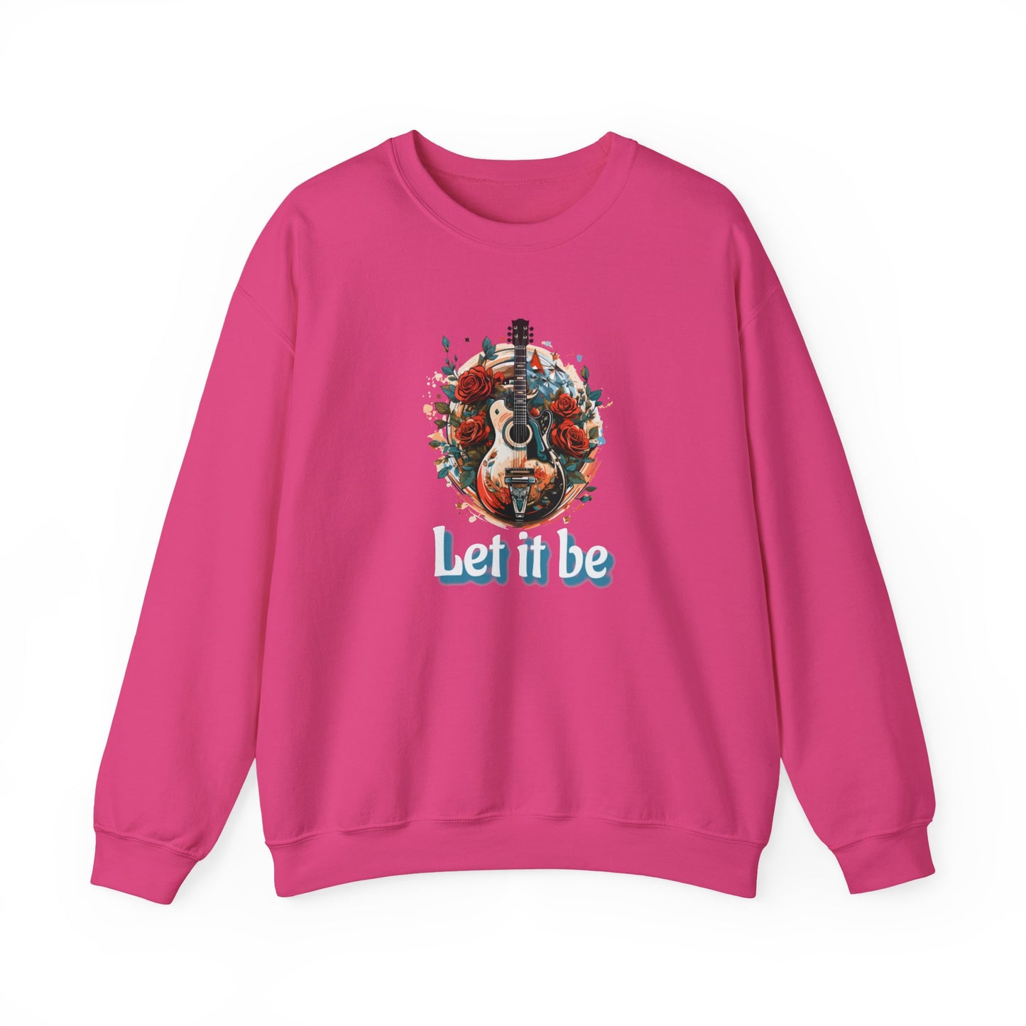NEW! Lyrics Let It Be Music Crewneck Sweatshirt