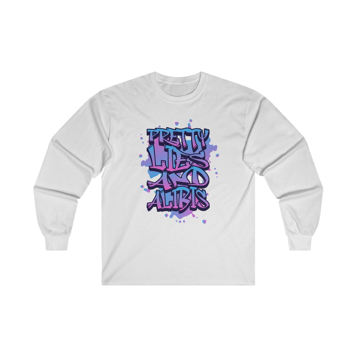 Pretty Lies Retro Unisex Ultra Cotton Long Sleeve Tee