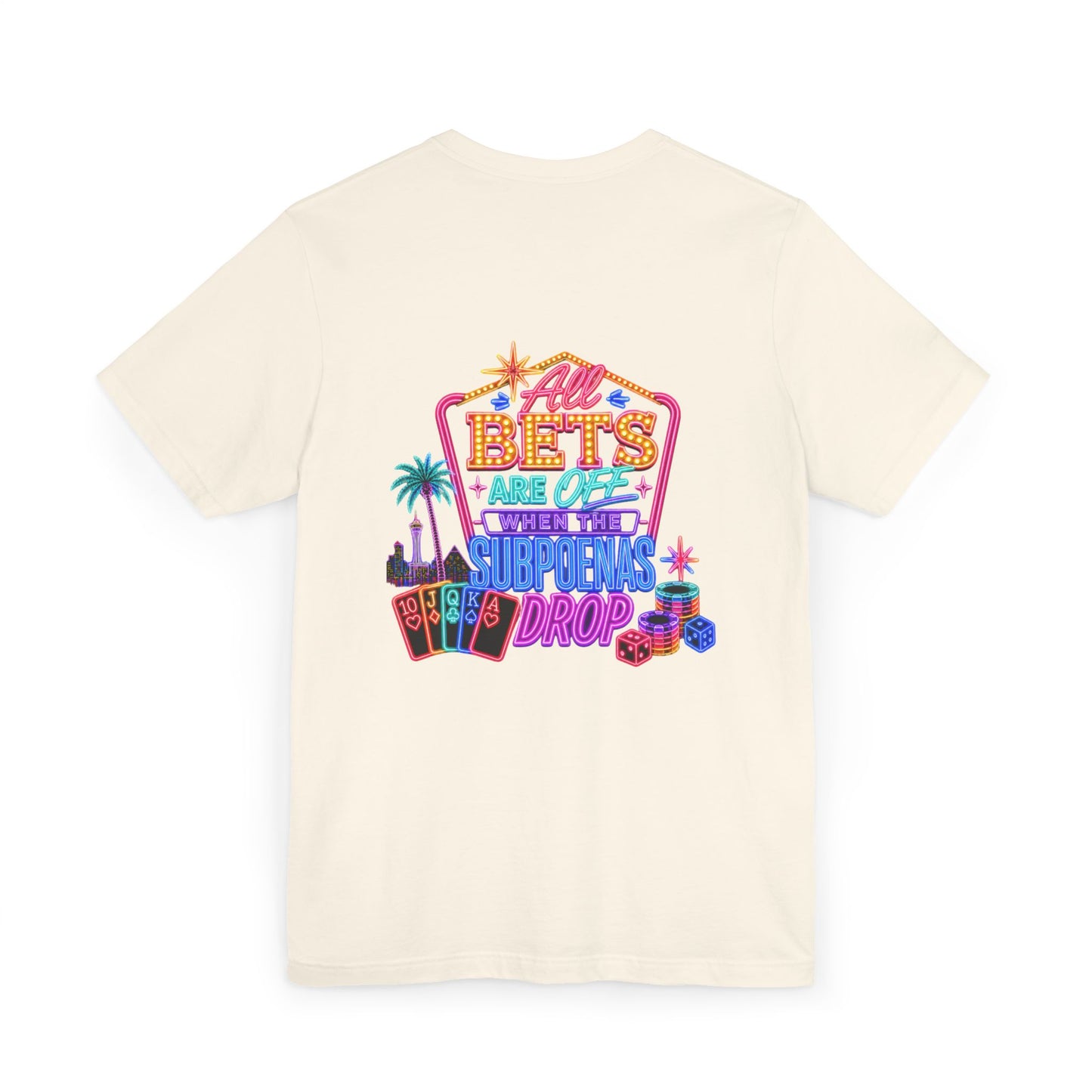 'All Bets Are Off' Retro Vegas Tee Crime Con 26'