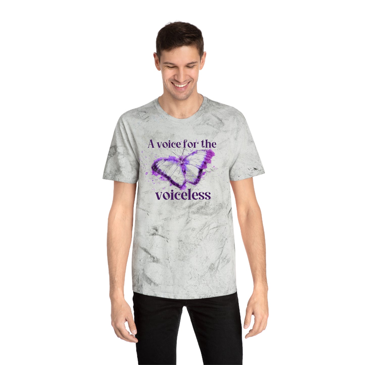 Voice For The Voiceless Unisex Color Blast T-Shirt