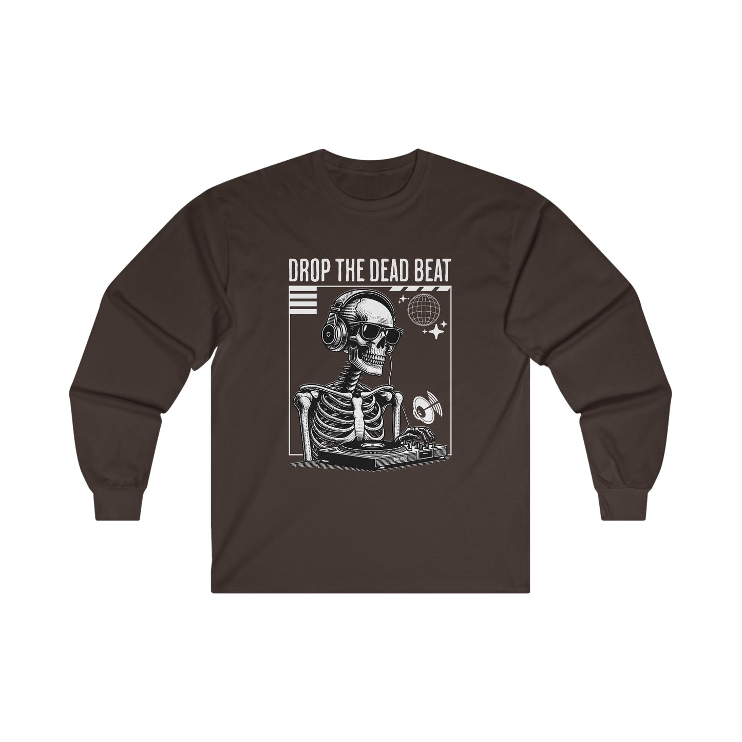 Halloween Drop The Dead Beat Unisex Ultra Cotton Long Sleeve Tee