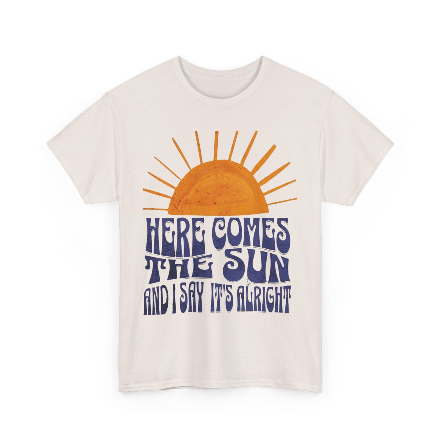 Lyrics 'Here Comes the Sun' Graphic T-Shirt