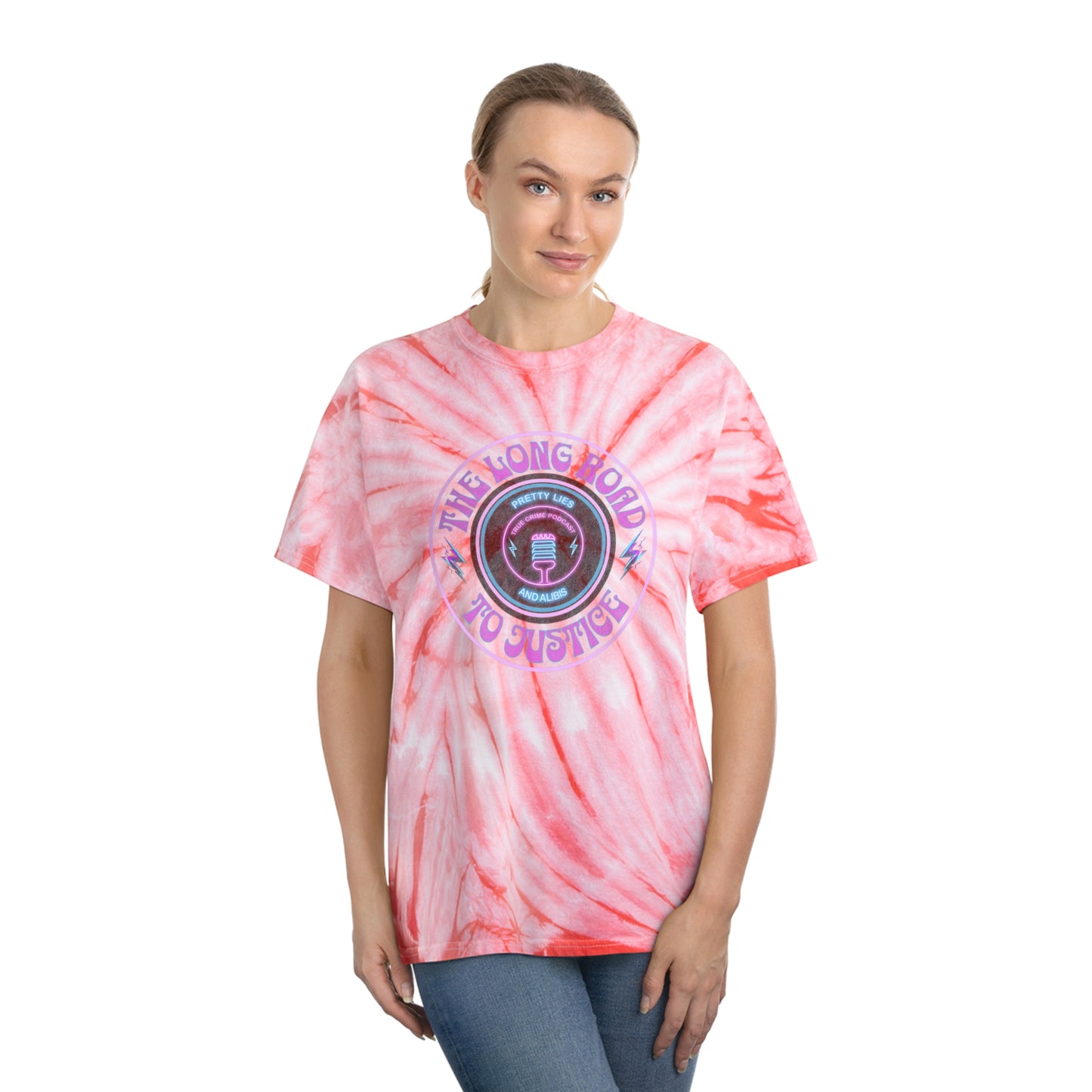Long Road To Justice Tie-Dye Tee, Cyclone