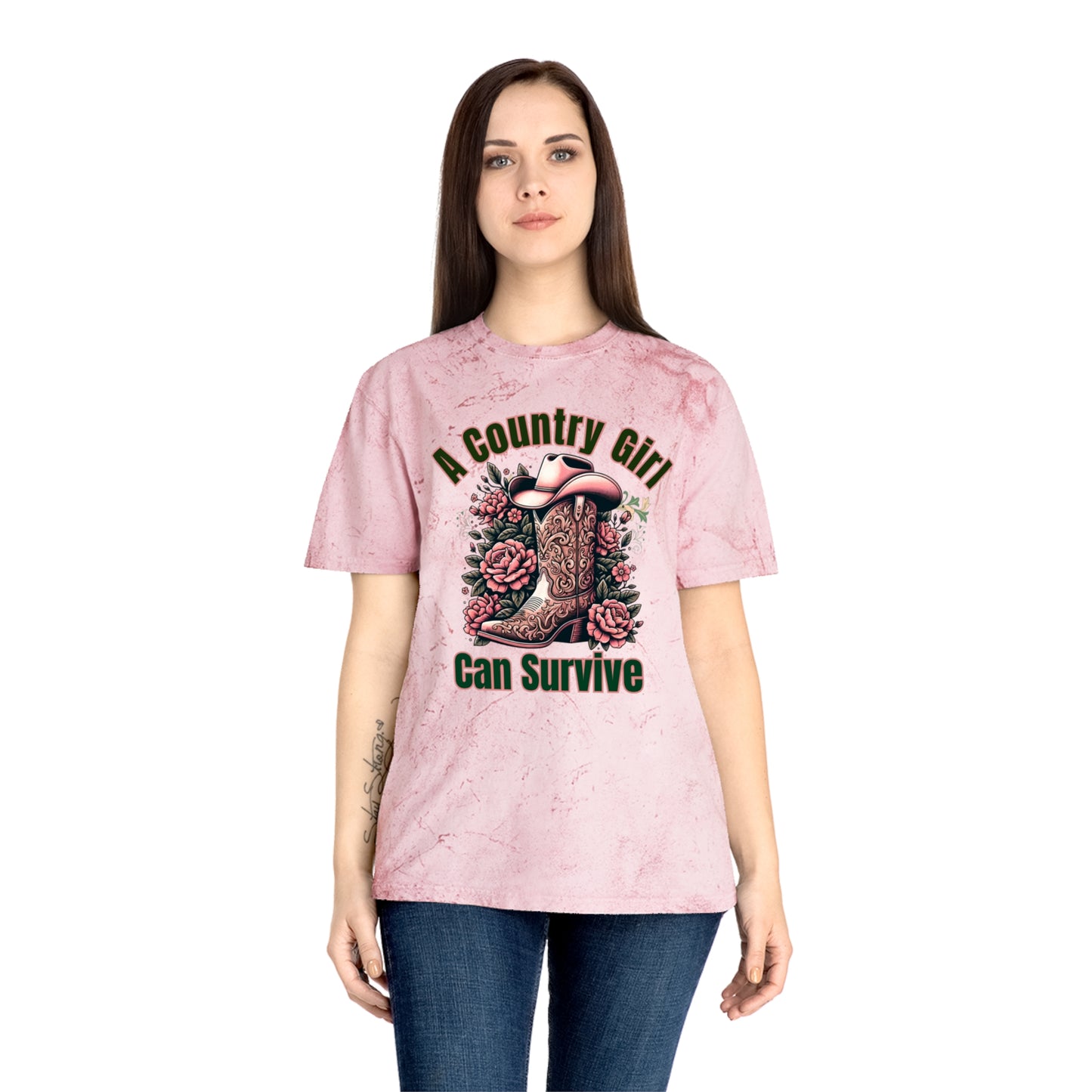 Country Girl Color Blast Tee - NEW 2025