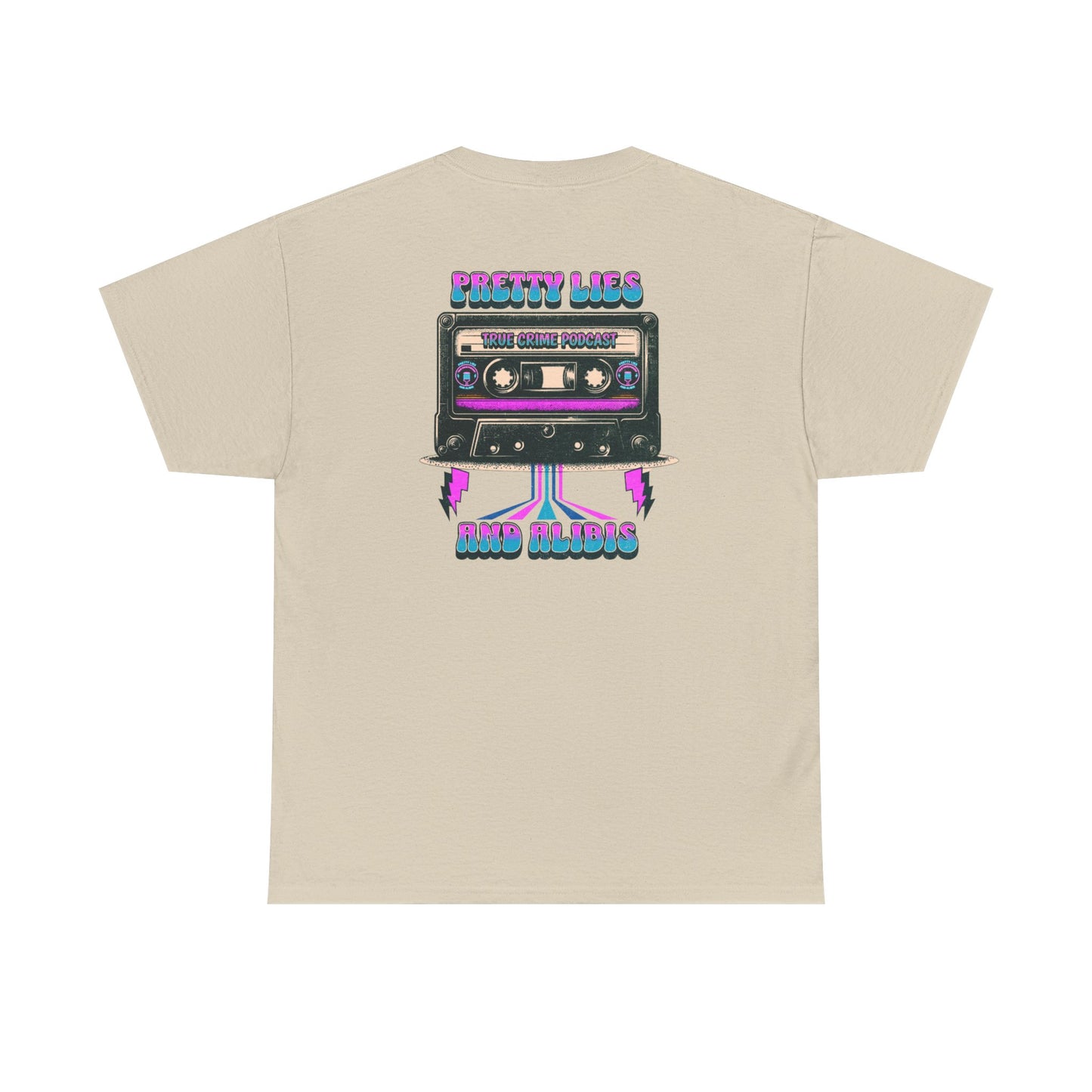 Retro Pretty Lies And Alibis Cassette Tape Shirt - NEW 2025