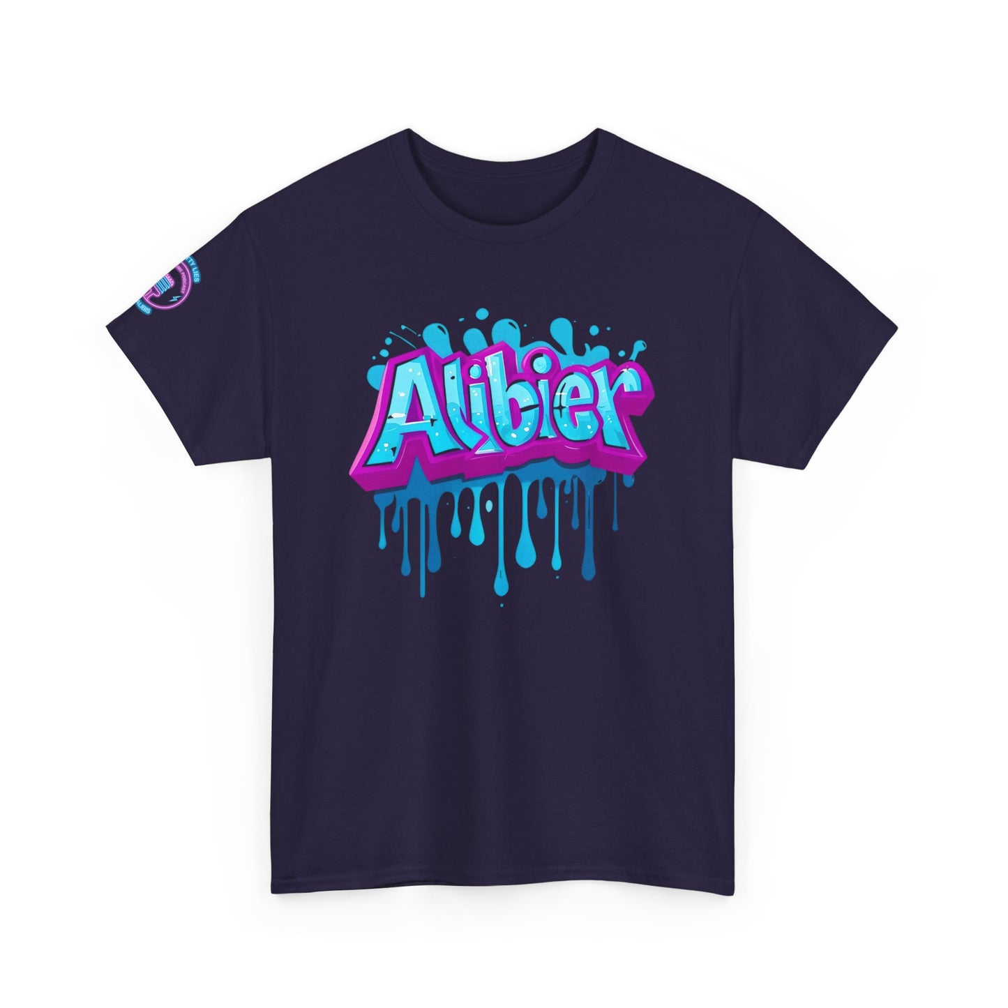 Alibier Graffiti Unisex Heavy Cotton Tee - Urban Style