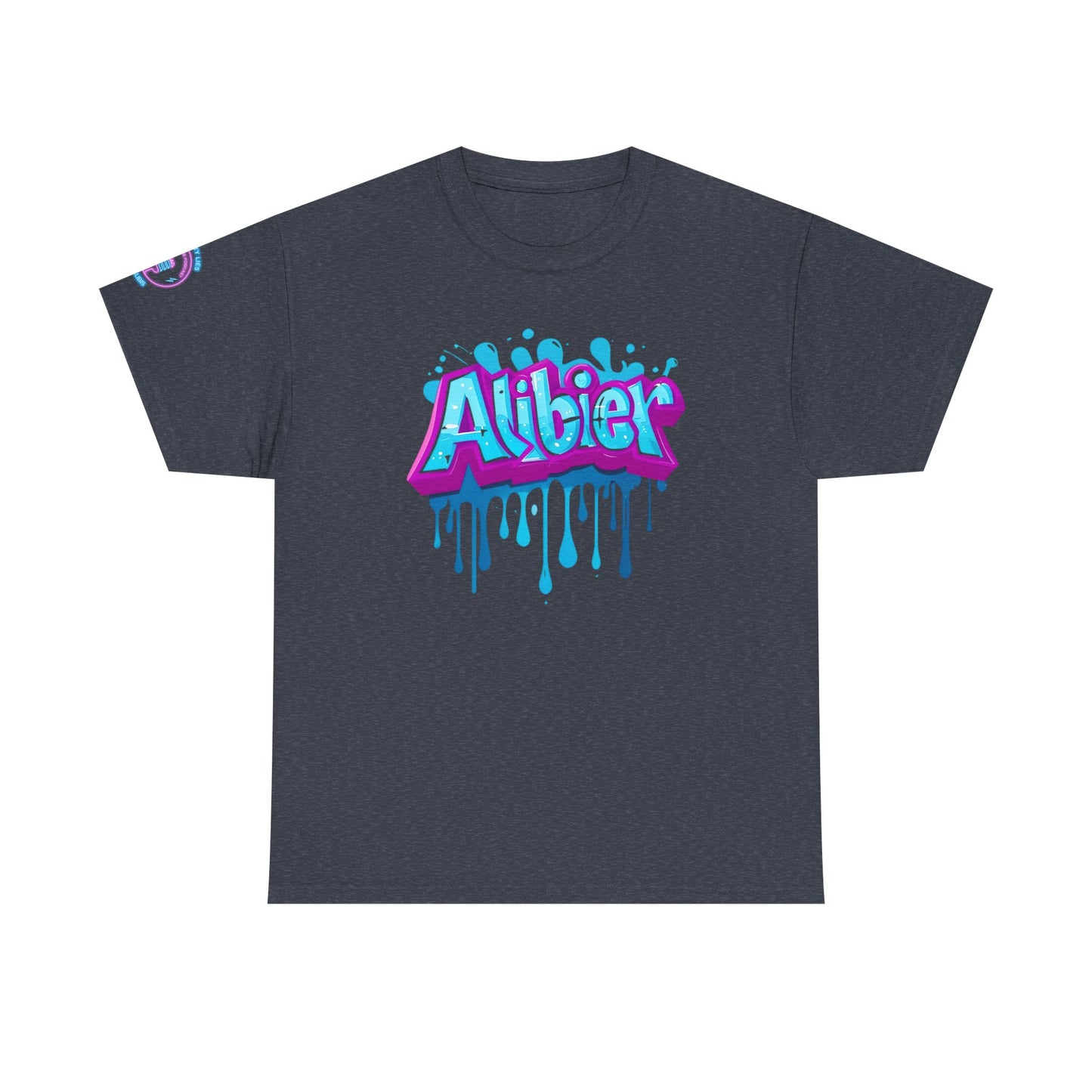 Alibier Graffiti Unisex Heavy Cotton Tee - Urban Style