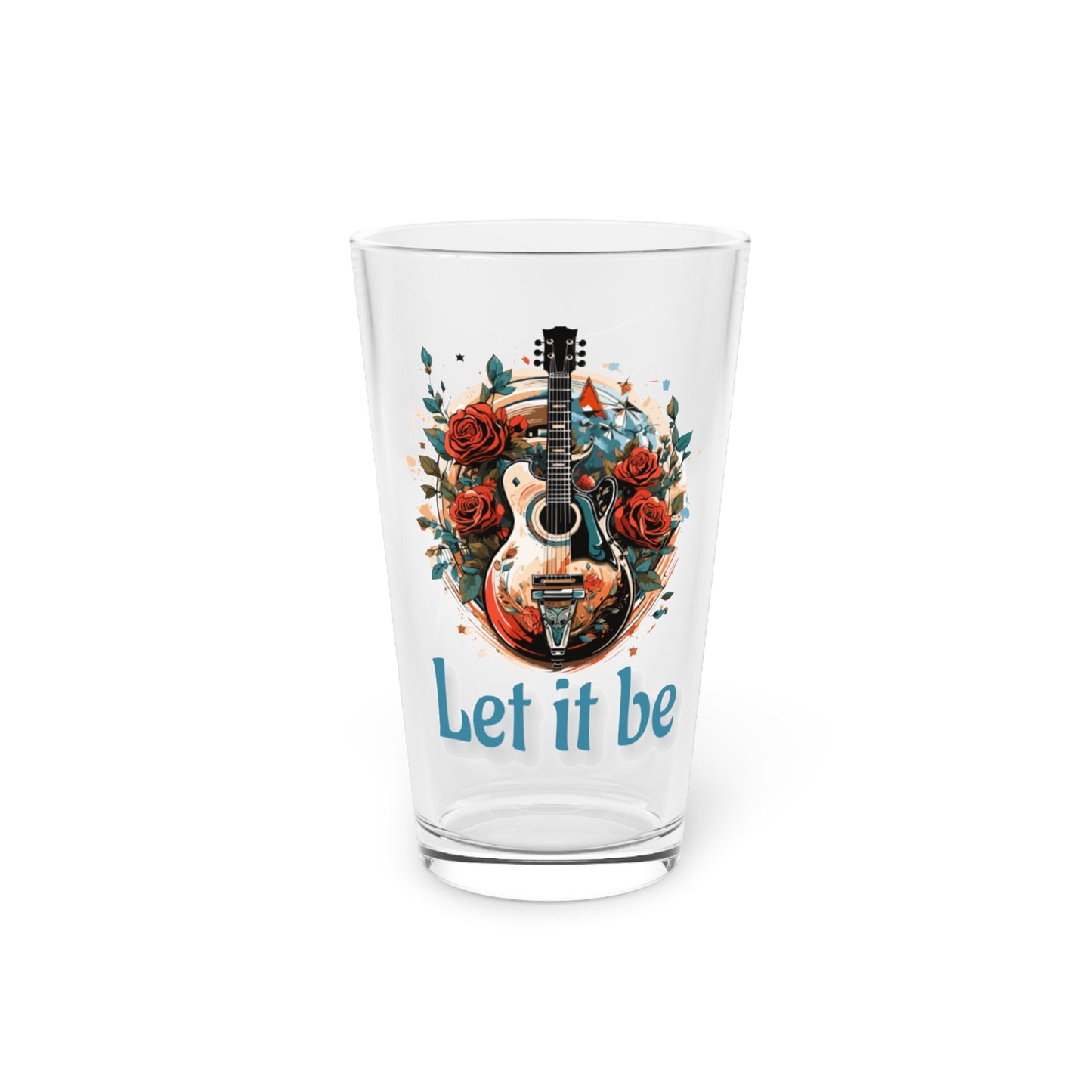 NEW! Lyrics Pint Glass - Let It Be 16oz Beer Cup