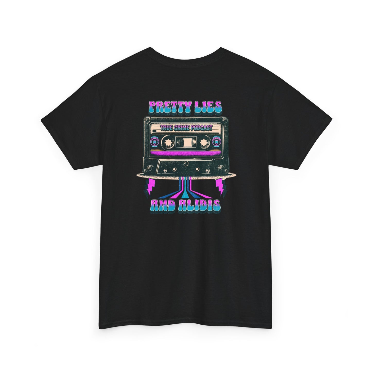 Retro Pretty Lies And Alibis Cassette Tape Shirt - NEW 2025