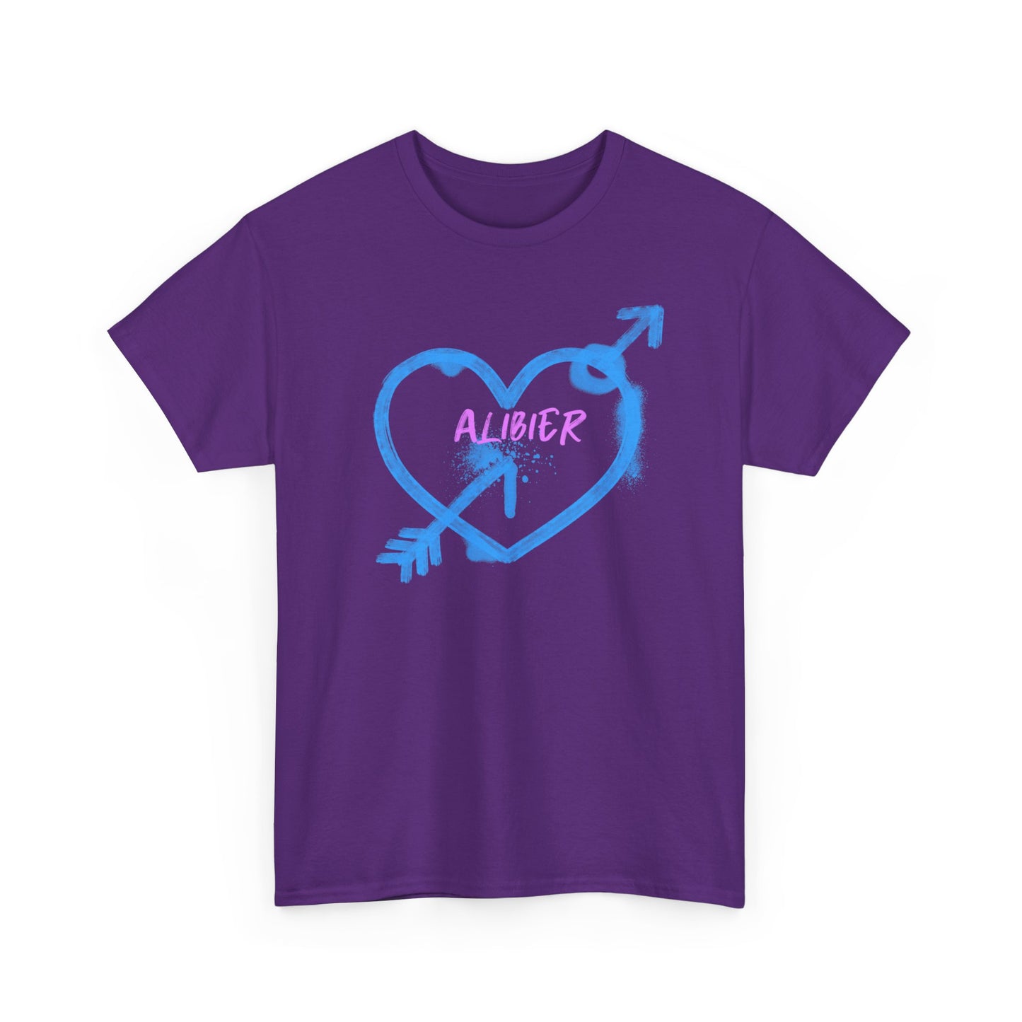 Alibier Heart Unisex Heavy Cotton Tee