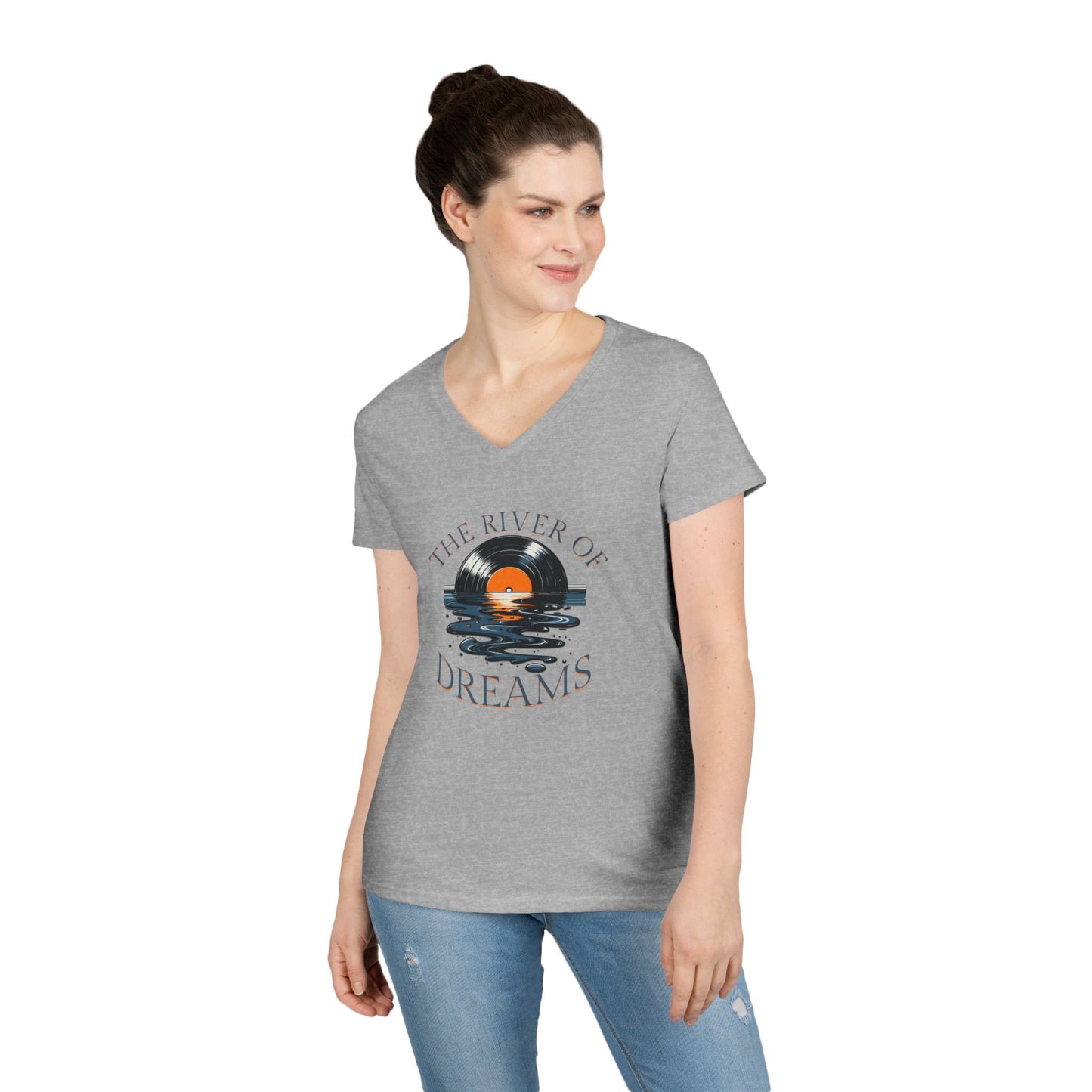 River of Dreams V-Neck T-Shirt - Lyrics - New 2025