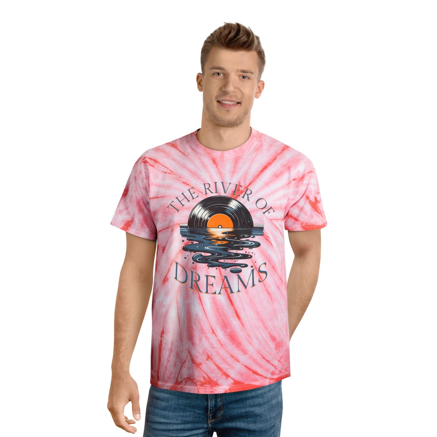 River Of Dreams Lyrics Tie-Dye Tee, New 2025