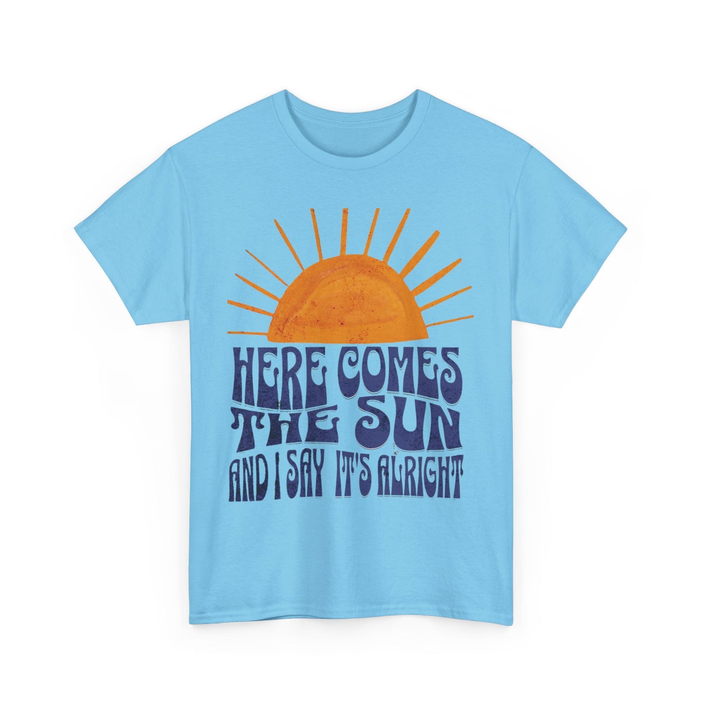 Lyrics 'Here Comes the Sun' Graphic T-Shirt