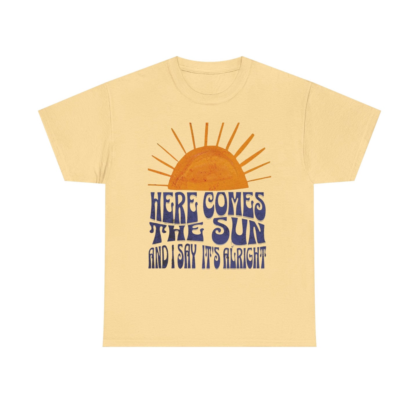 Lyrics 'Here Comes the Sun' Graphic T-Shirt