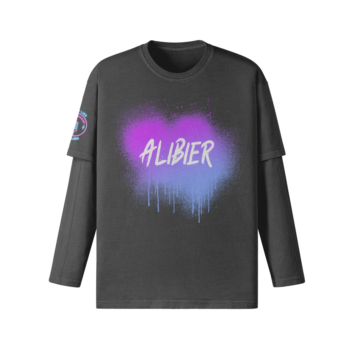 Alibier Spray Paint Retro Premium Long Sleeve