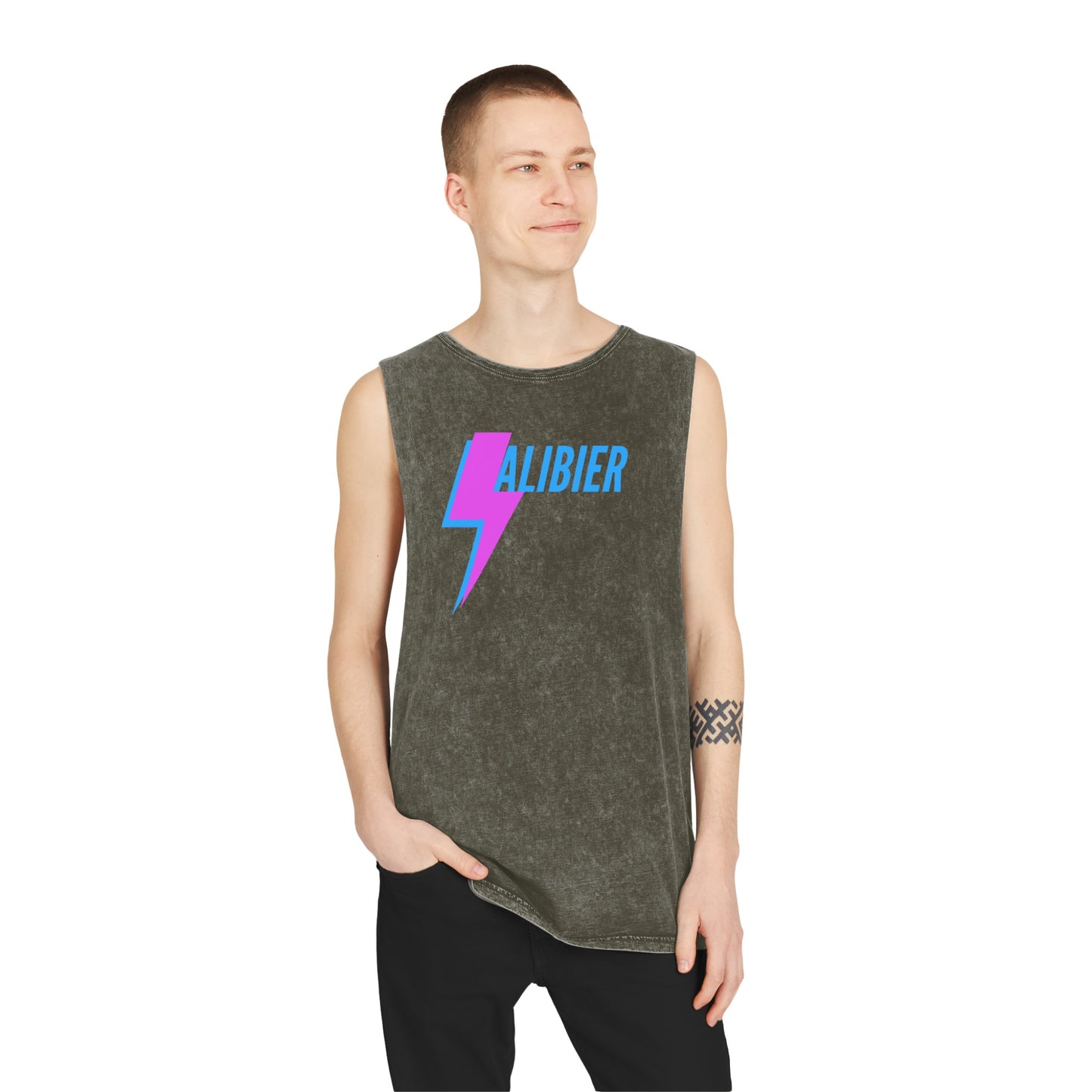 Unisex Stonewash Tank Top