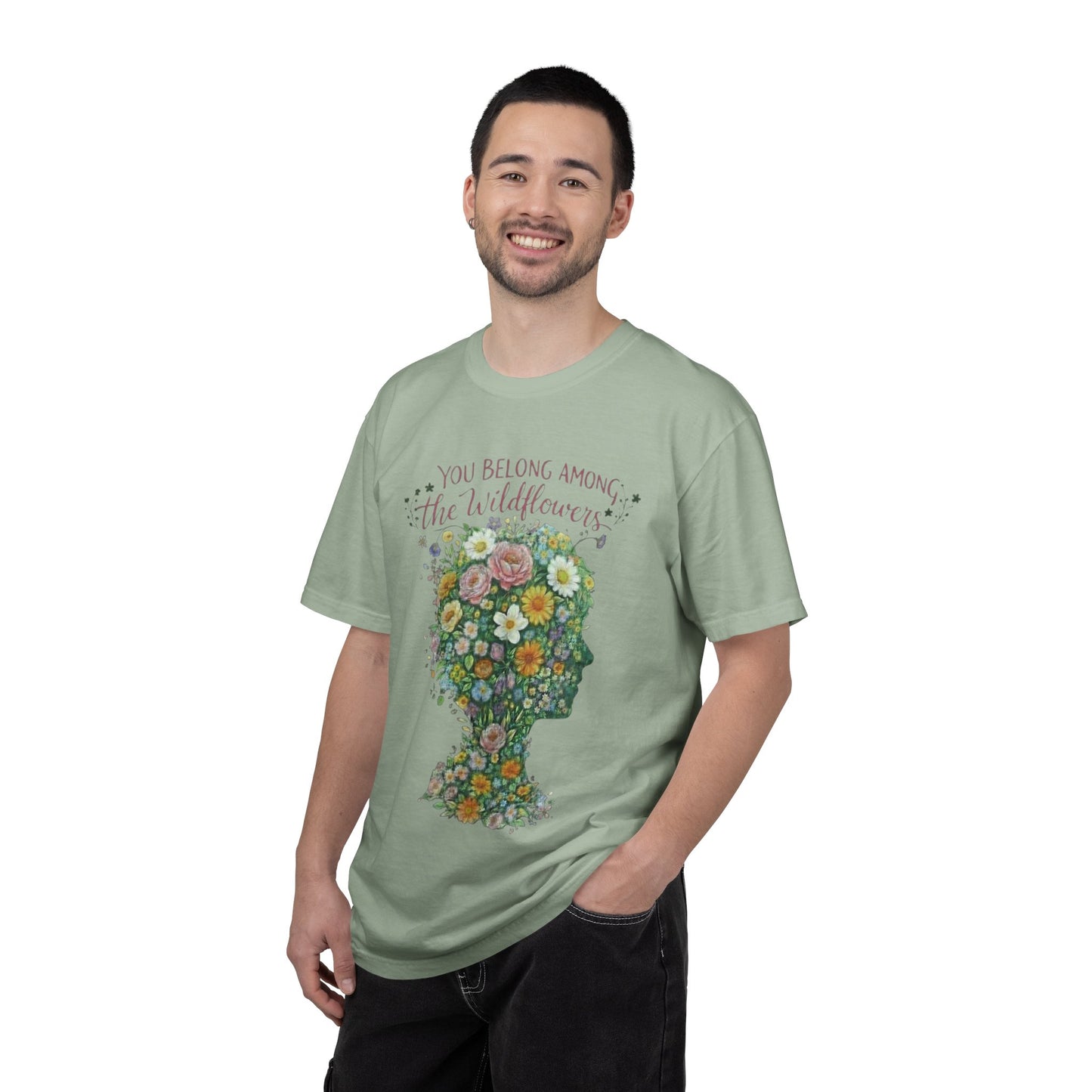 NEW Lyrics T‑Shirt — “You Belong Among the Wildflowers”