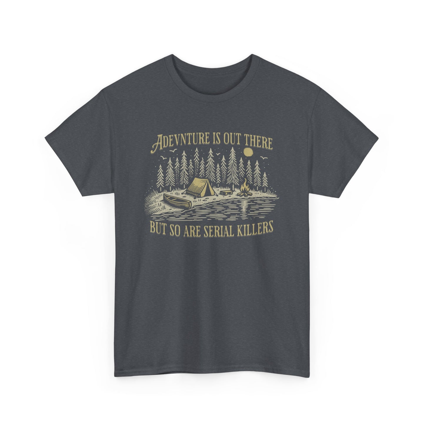 New! Adventure Is Out There Unisex Heavy Cotton Tee