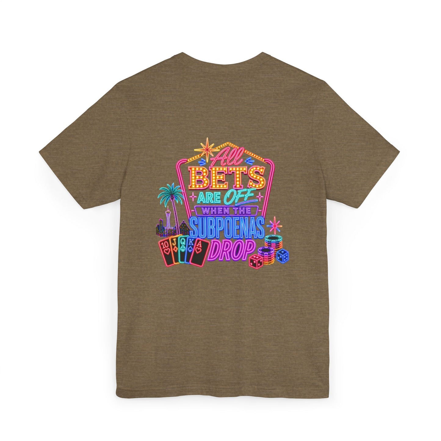 'All Bets Are Off' Retro Vegas Tee Crime Con 26'