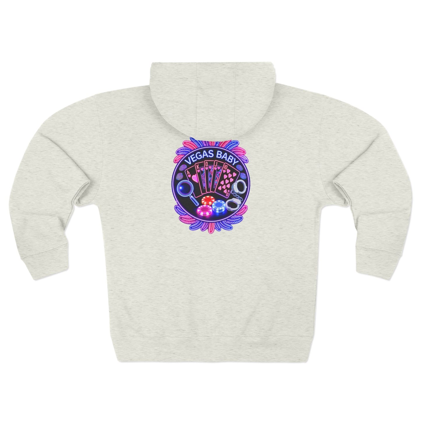 Vegas Baby Zip Hoodie — Crime Con 26'