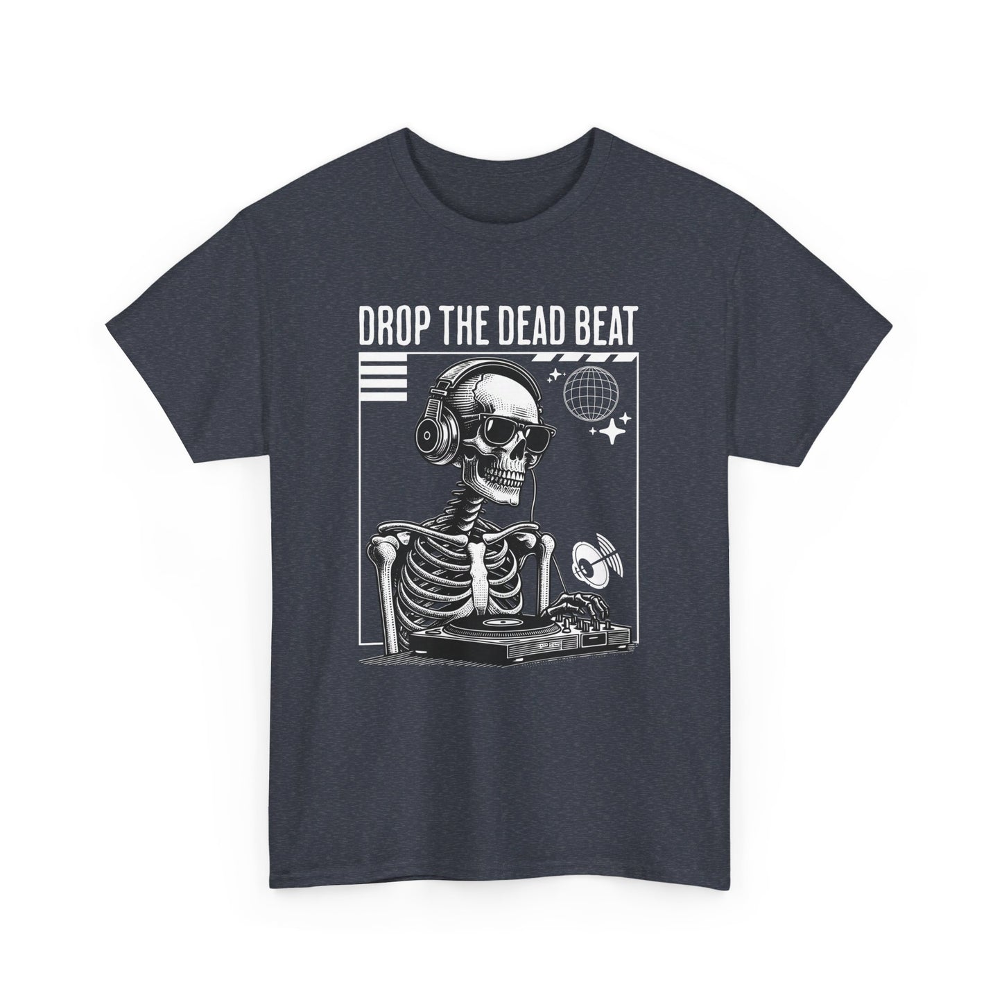 Halloween Drop The Dead Beat Unisex Heavy Cotton Tee