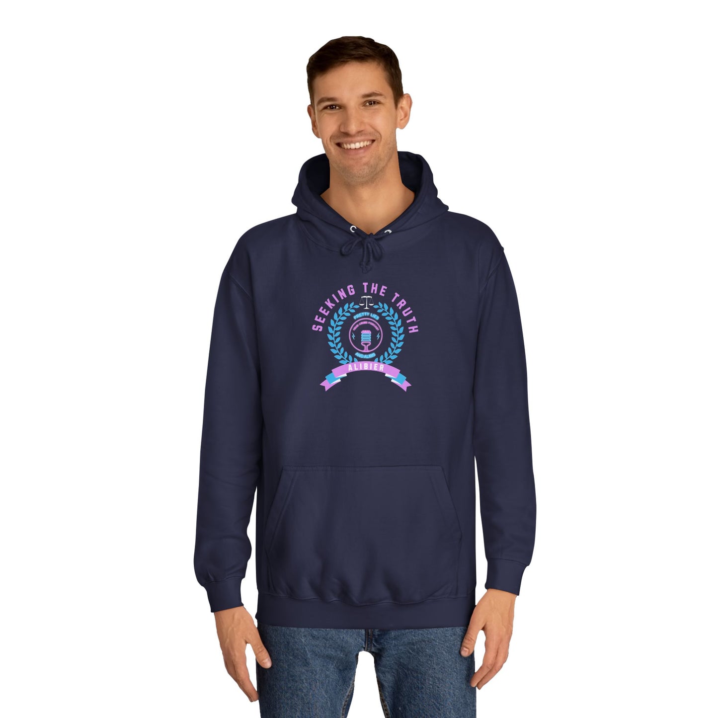 Alibier Logo Seeking The Truth Unisex College Hoodie