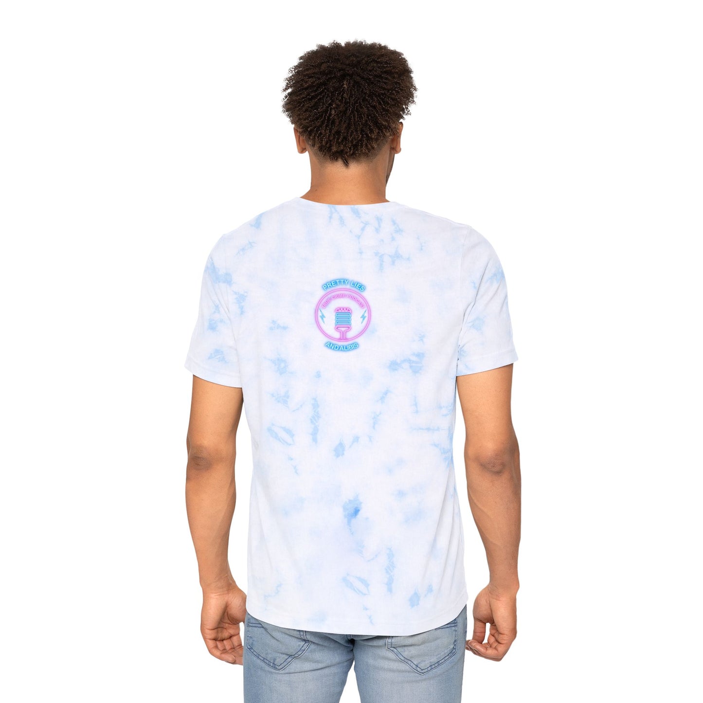 Pretty Lies Retro Unisex FWD Fashion Tie-Dyed T-Shirt