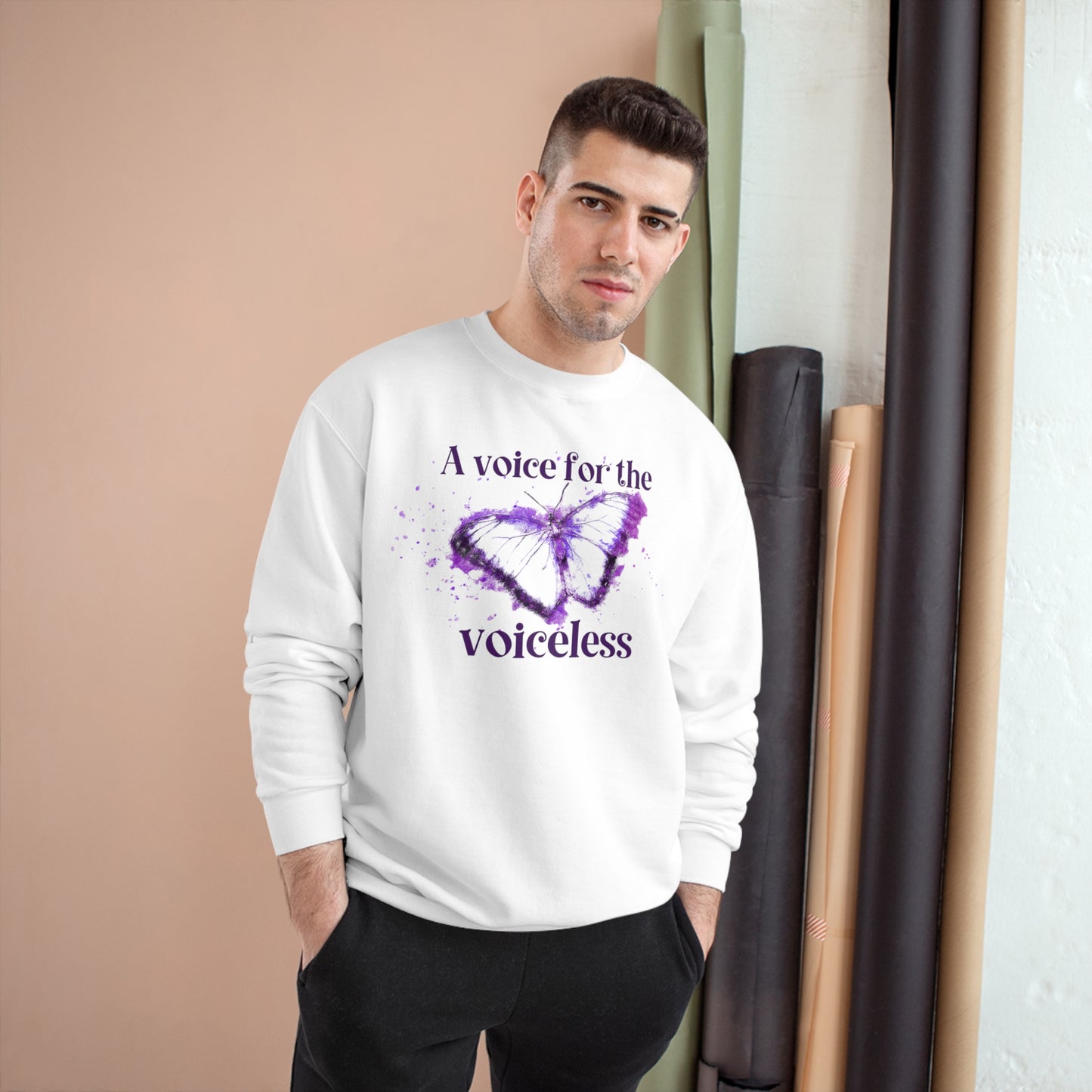 Voice For The Voiceless Champion Sweatshirt