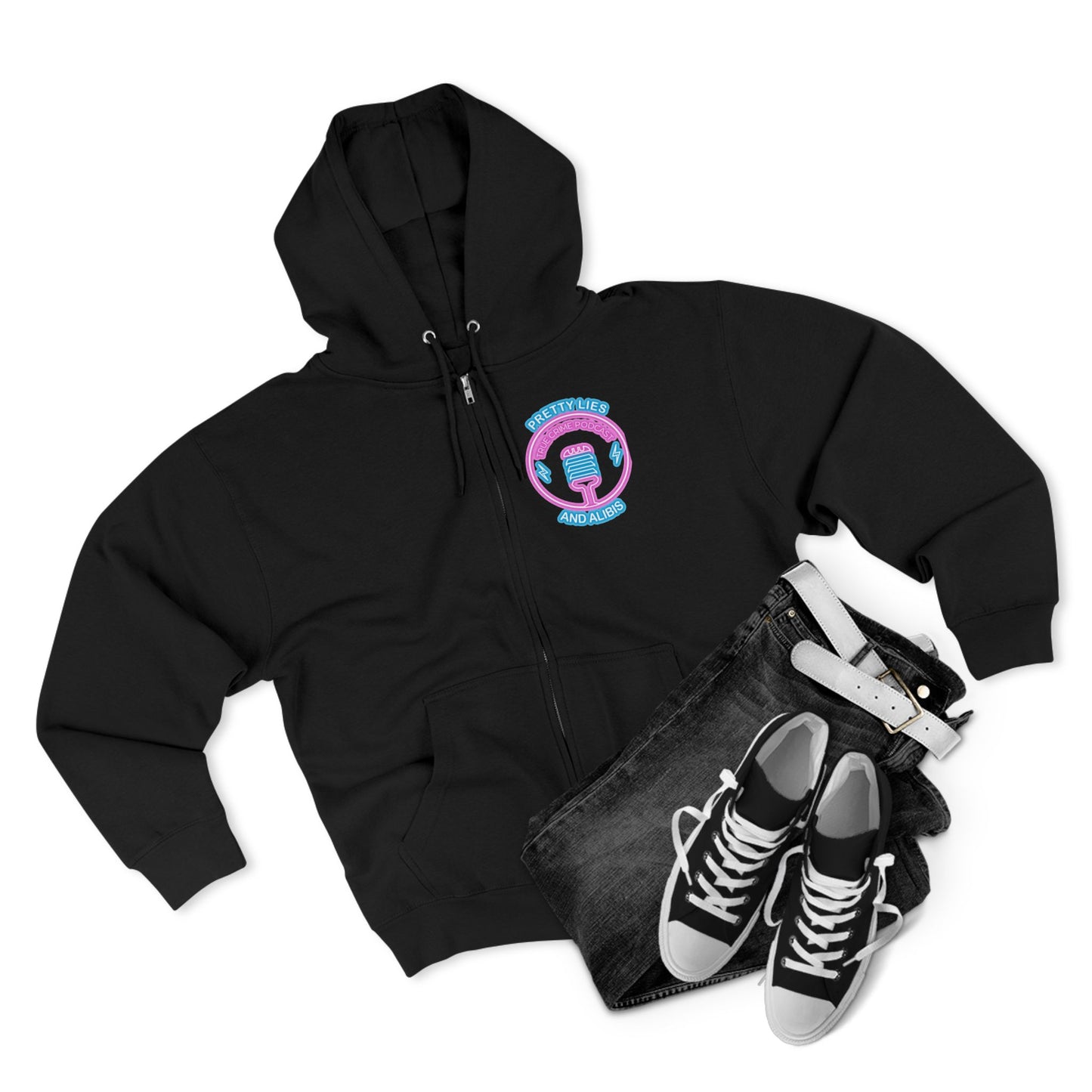 Unisex Zip Hoodie "Stack Chips Not Charges" Crime Con 26'
