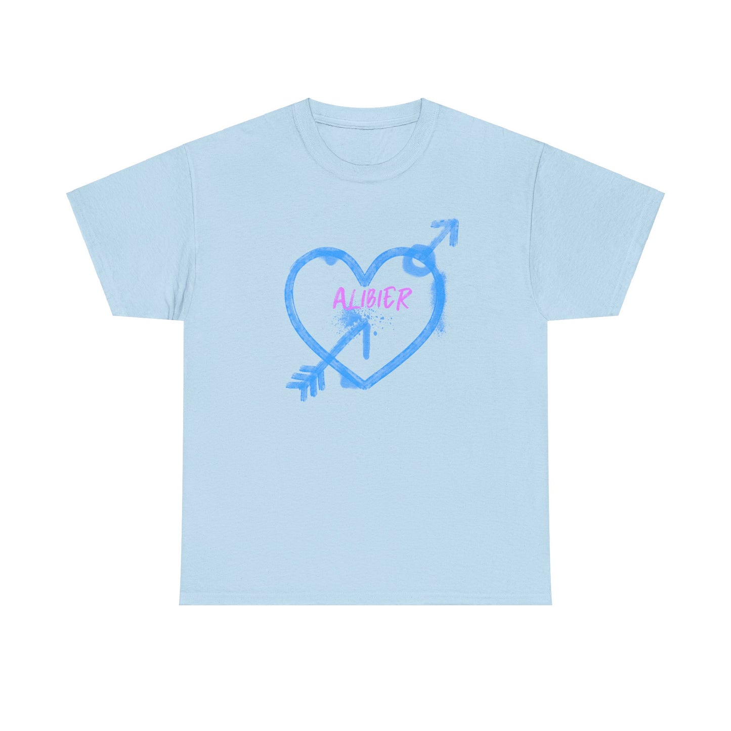 Alibier Heart Unisex Heavy Cotton Tee