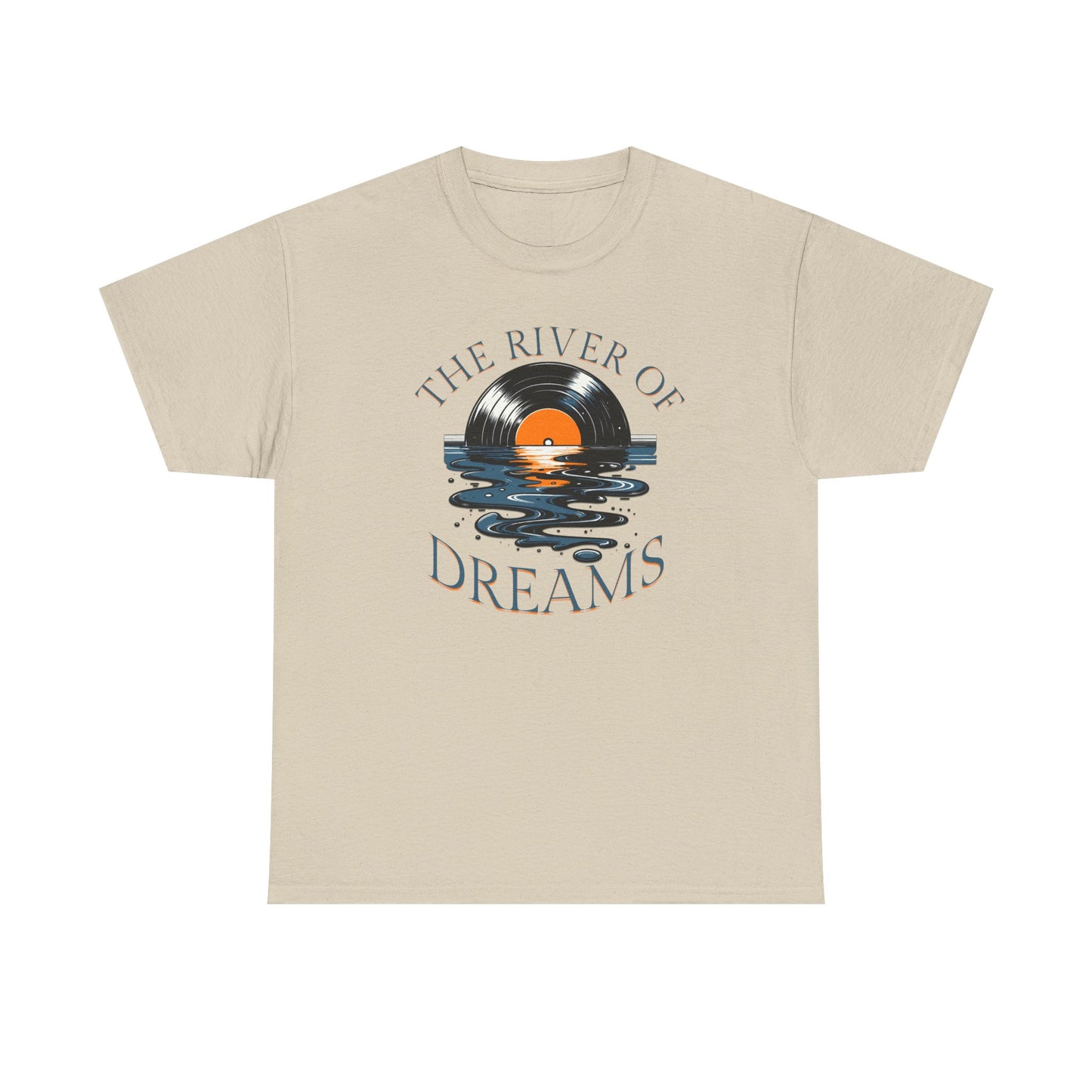 Unisex Heavy Cotton Lyrics Tee River of Dreams- New 2025