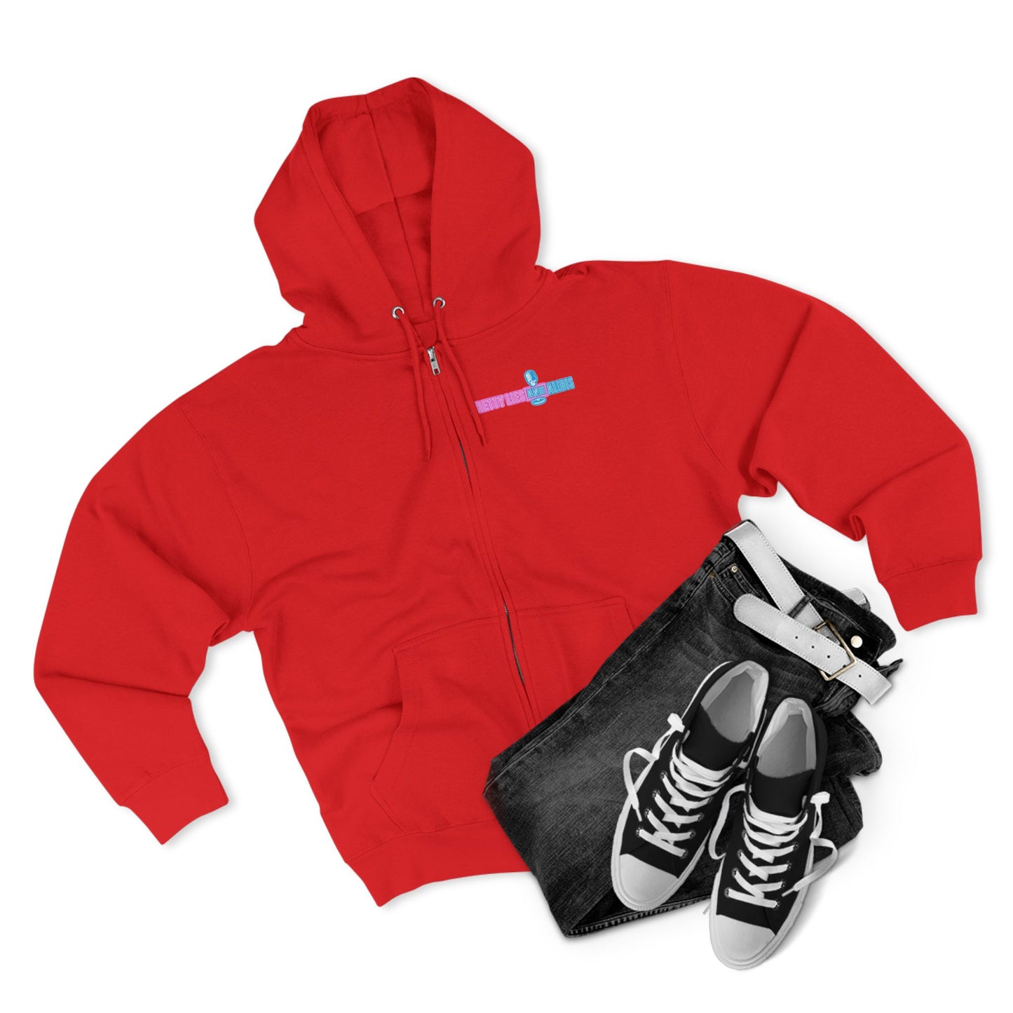 Vegas Zip Hoodie — "What Happens in Vegas" Crime Con 26' (For y'all who freeze)